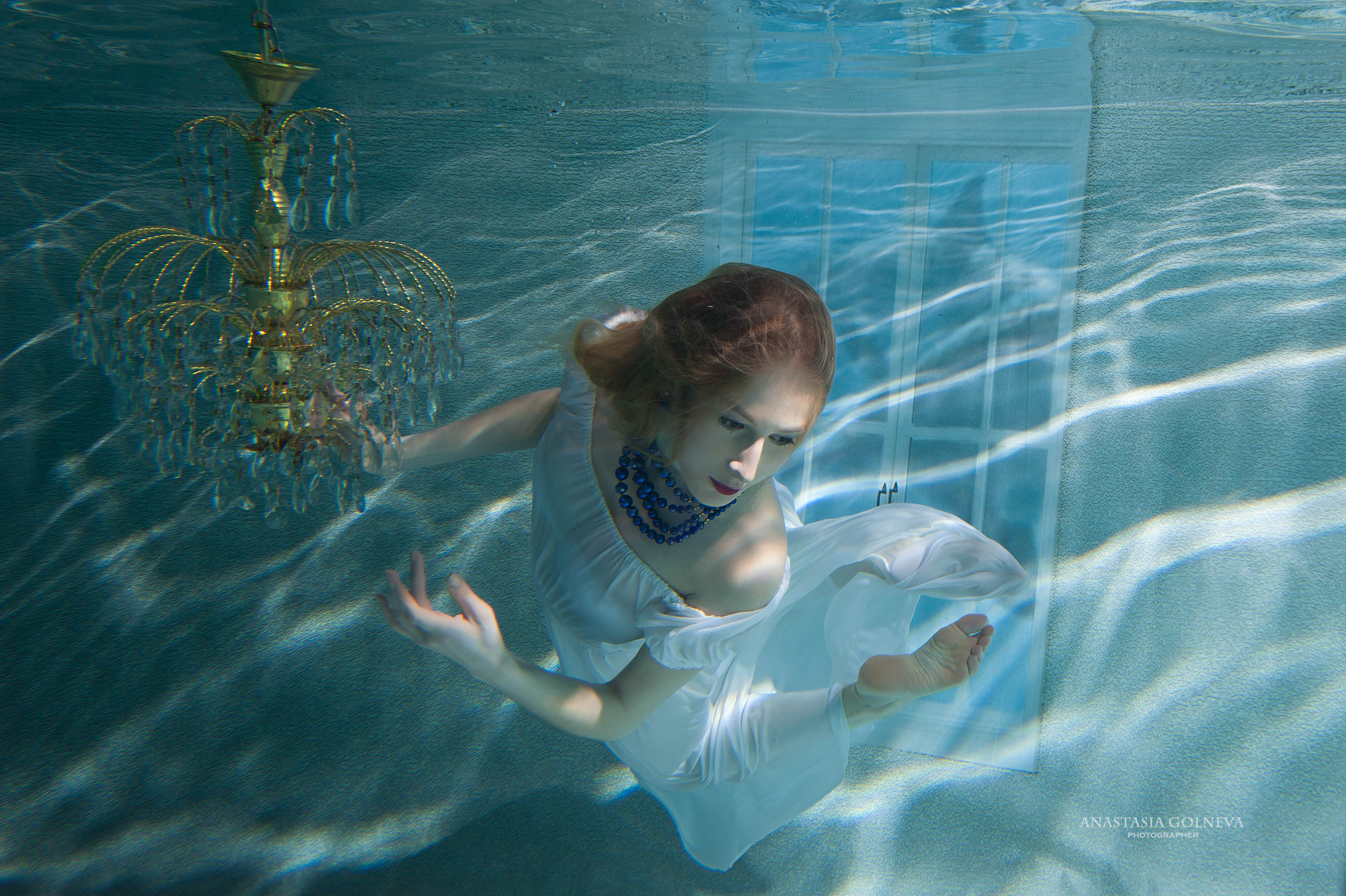 Фотосессия под водой. Фотограф в Москве Лаврова Анастасия