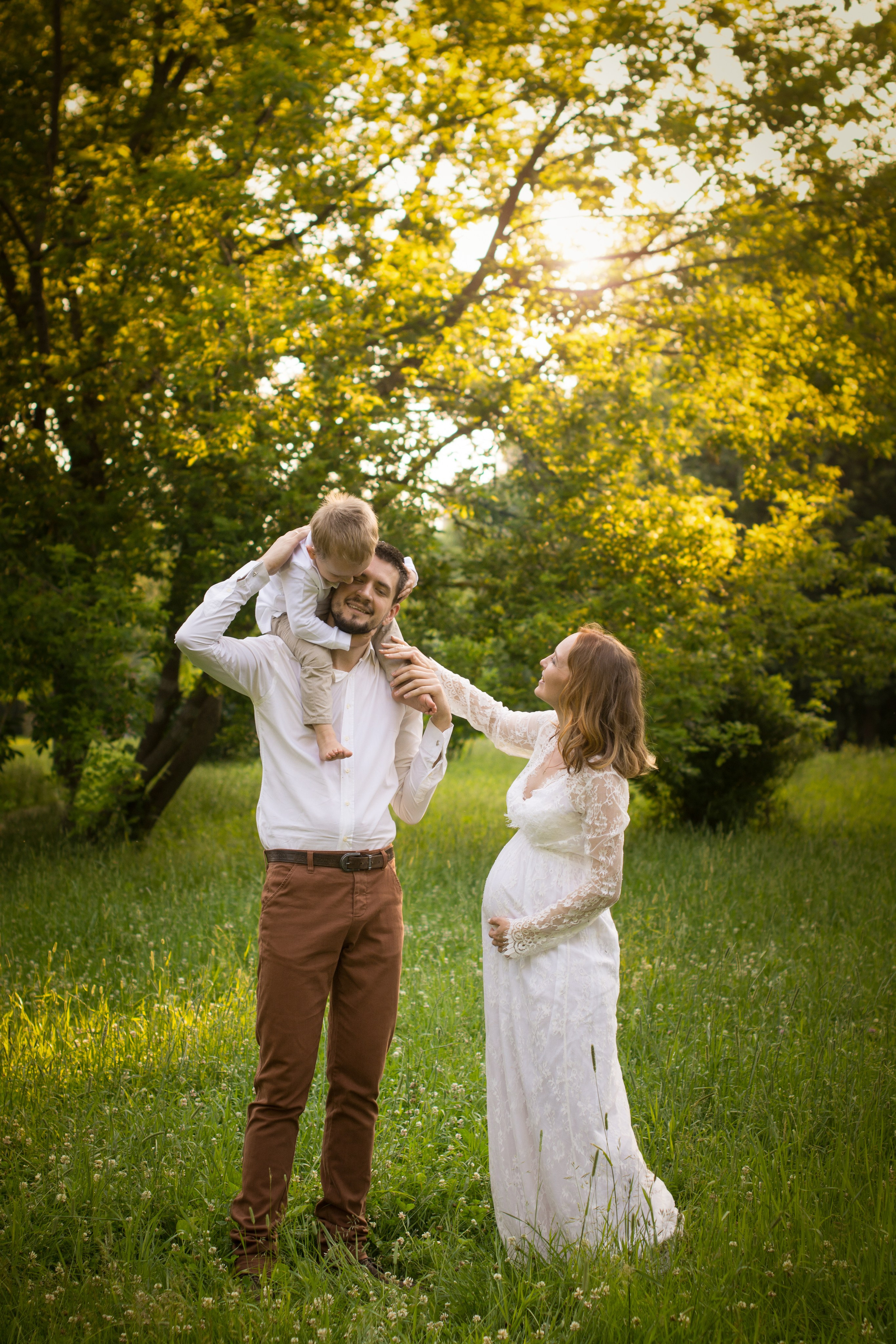 Беременность. Семейная съёмка в парке. Фотосессия беременности — Крылова Натали — Москва
