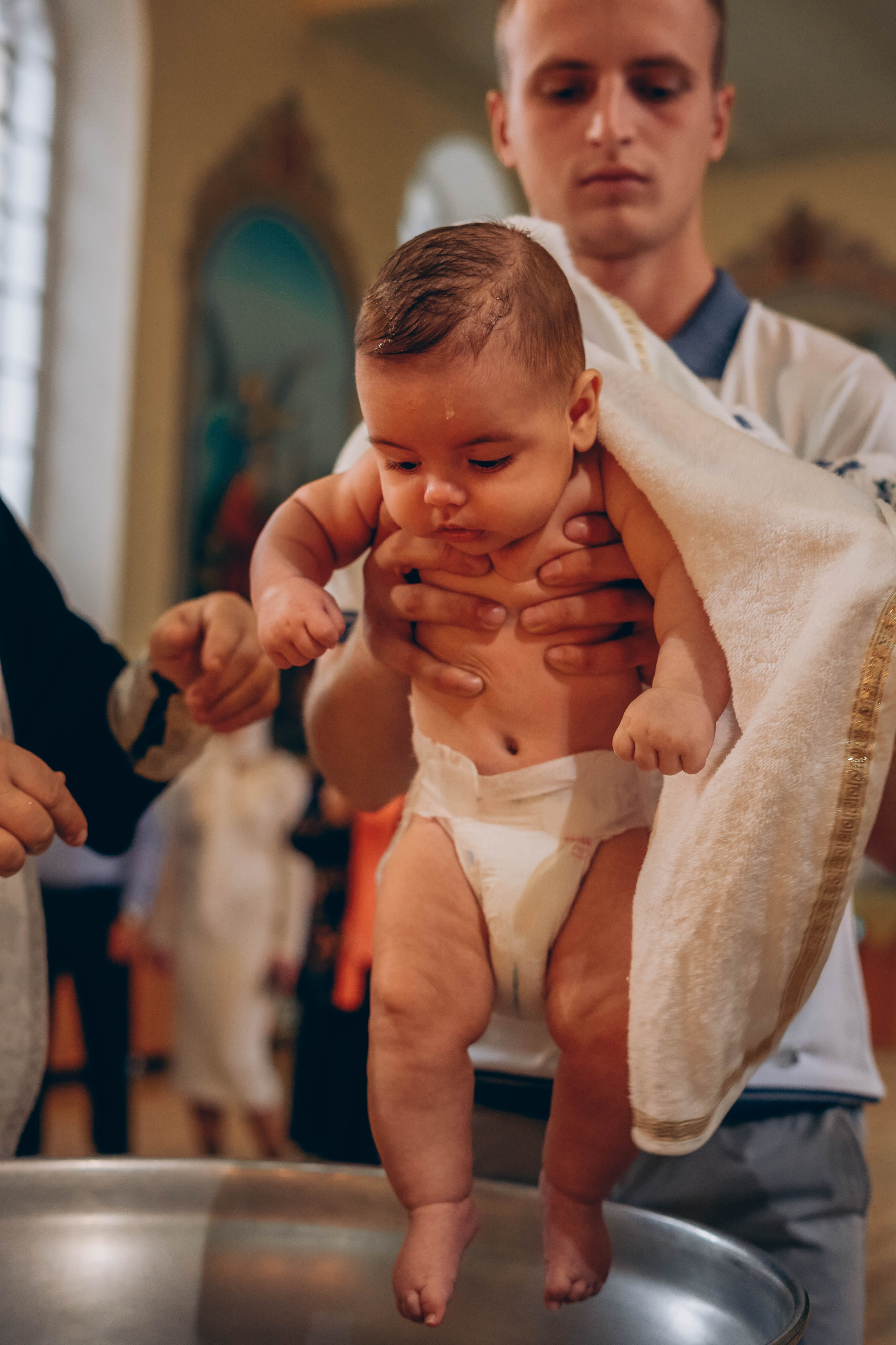 Таинство крещения Мирона