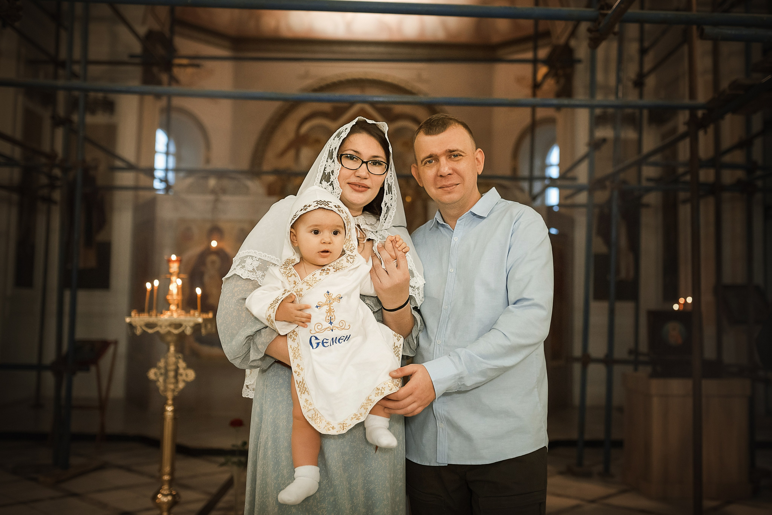 Крещение Семёна _ Храм святой вмч. Екатерины. Семейный фотограф в Ростове-на-Дону Татьяна Литвинова