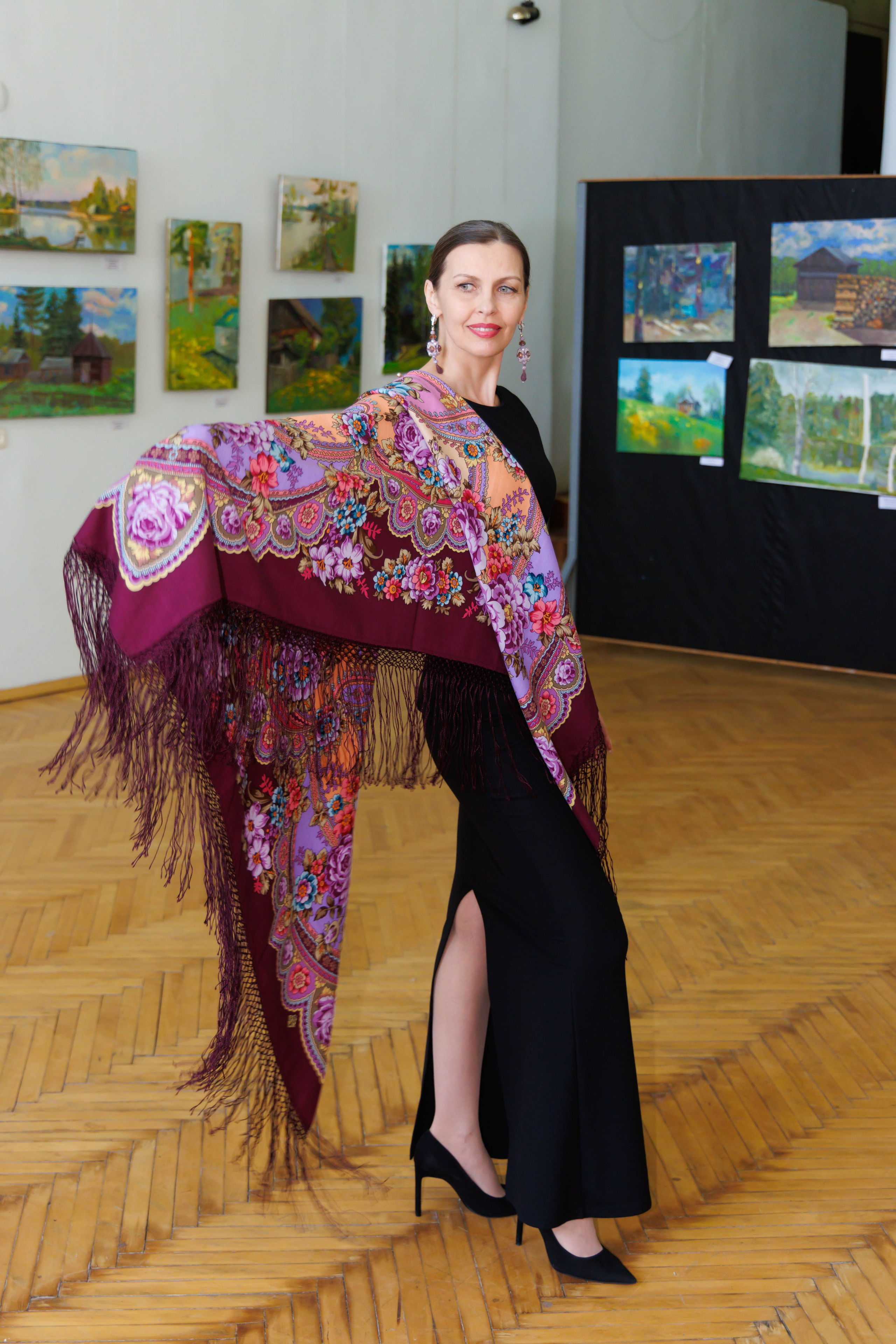 Всероссийский пленэр художников в доме-музее Ильи Репина, 2025. Коллекционер и искусствовед Олеся Ястребова