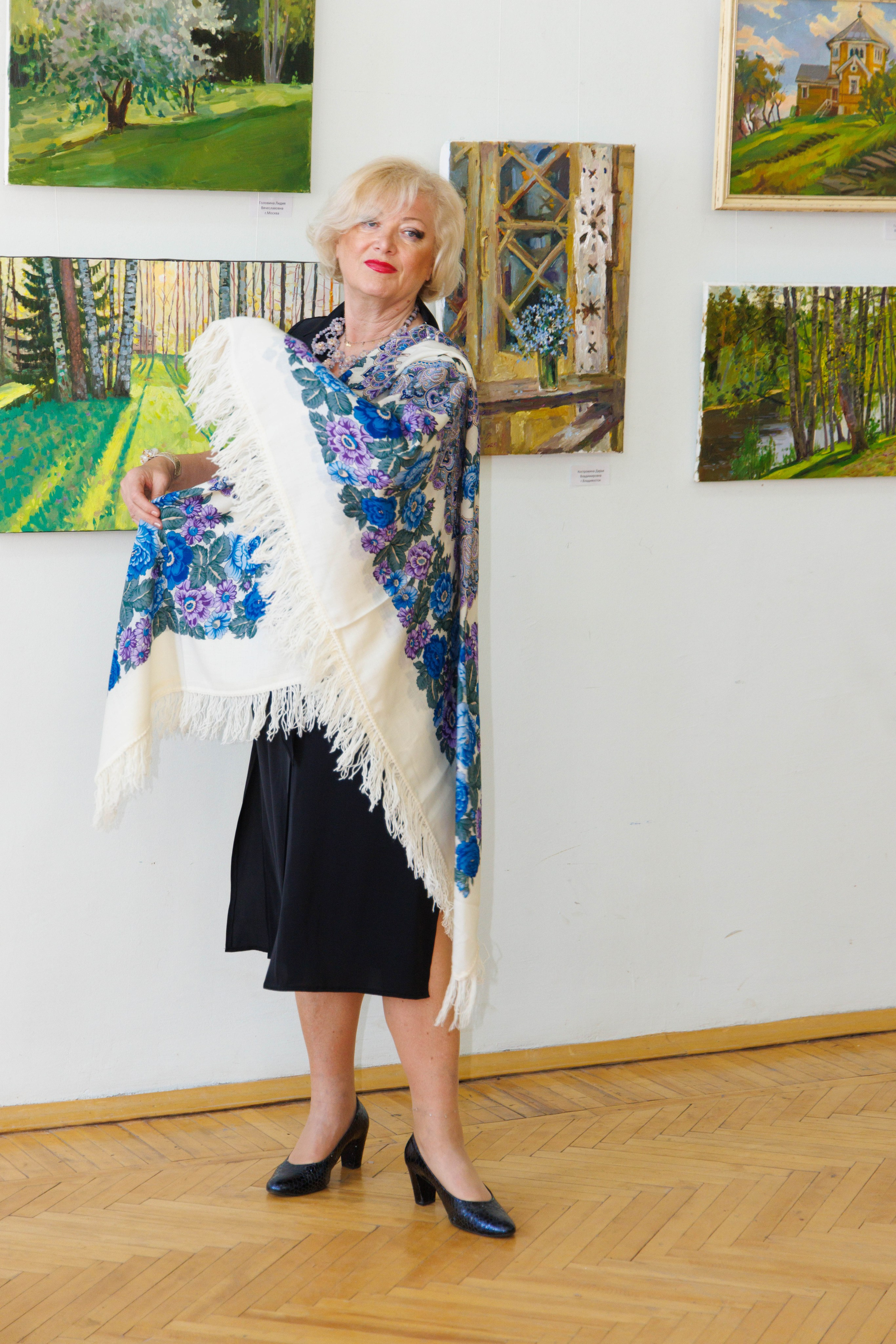 Всероссийский пленэр художников в доме-музее Ильи Репина, 2025. Коллекционер и искусствовед Олеся Ястребова