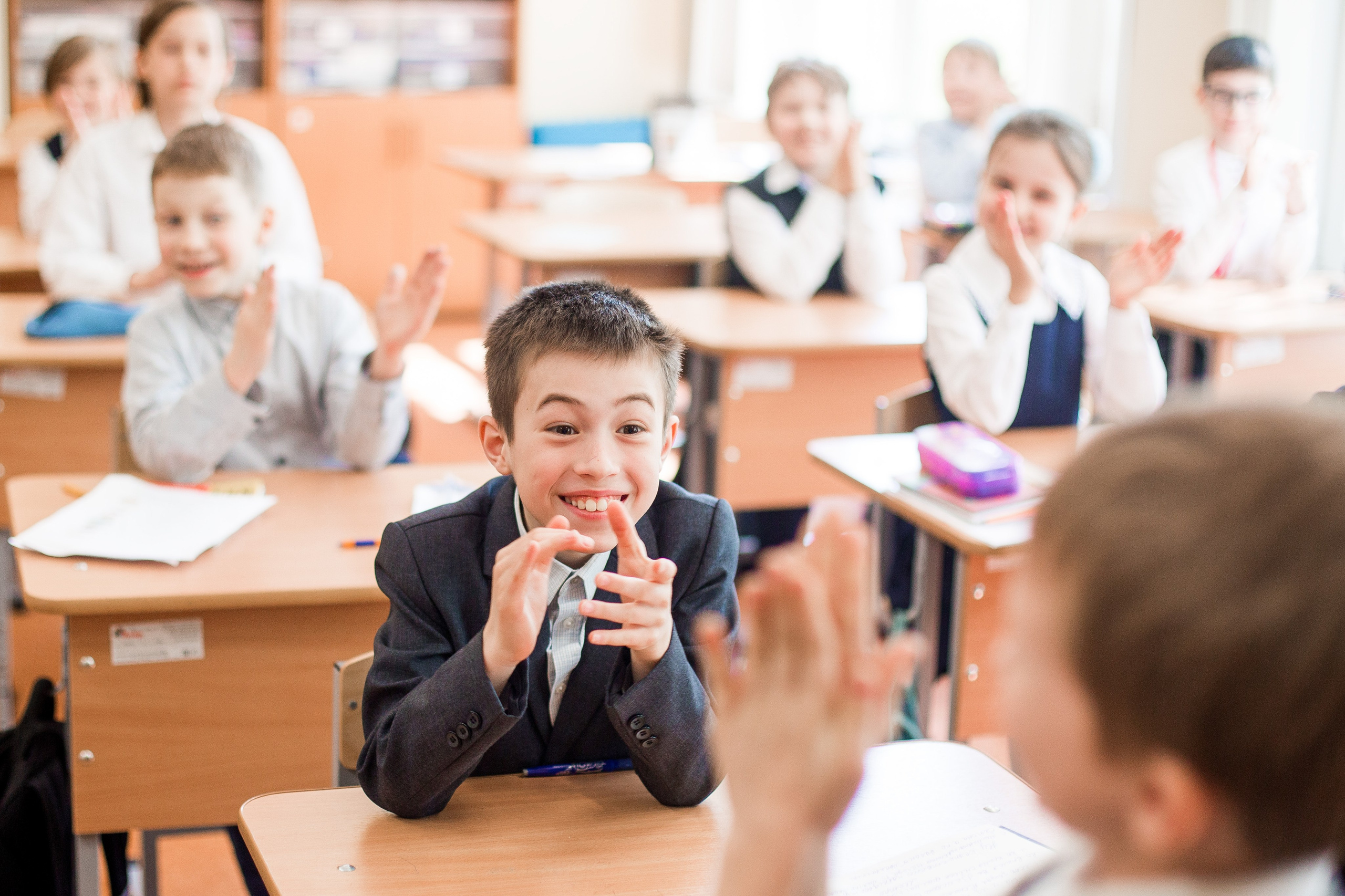 Школьная фотосъемка 3 класса. Репортажный фотограф Борис Геер