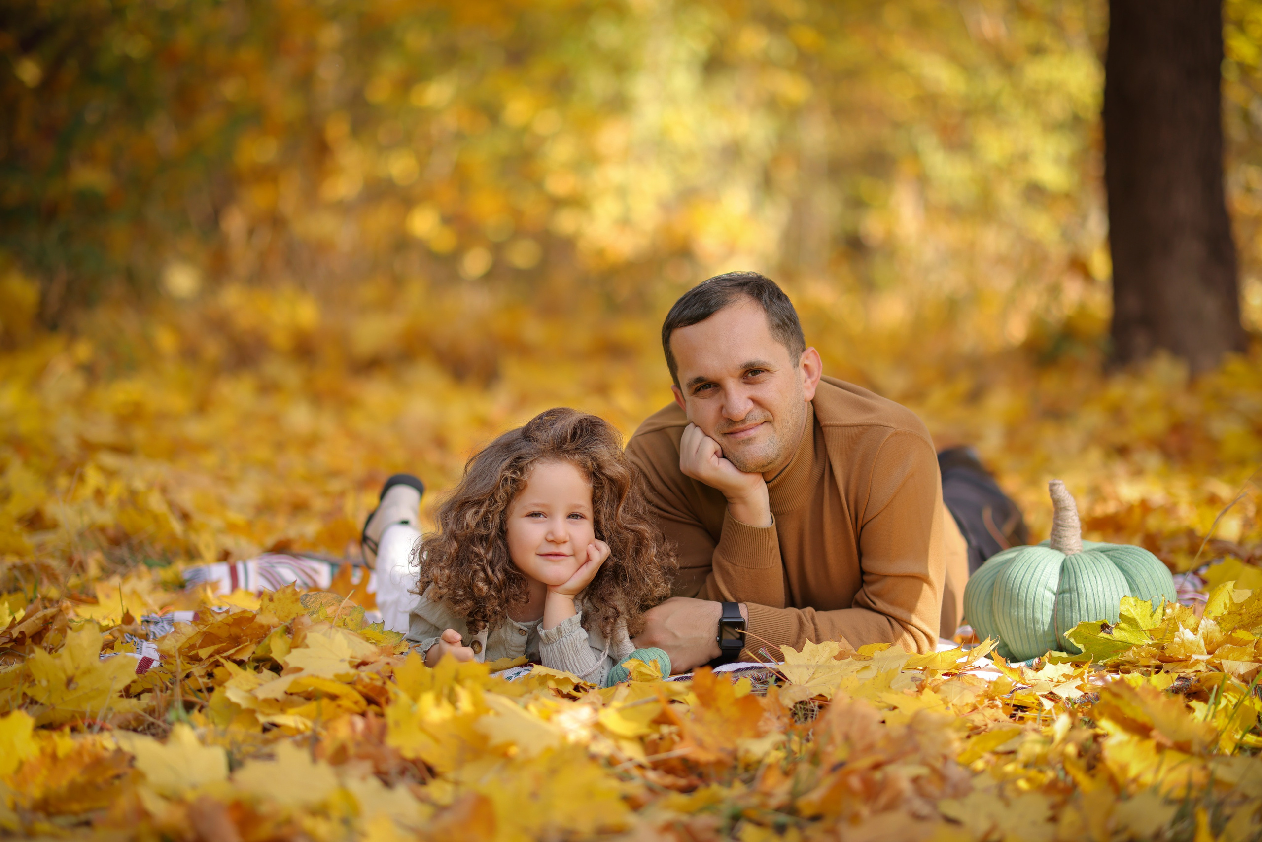 Семейная осенняя фотосессия — Светлана, Аслан и Лора. Анна Бондарева — детский и семейный фотограф, обучение фотографии. Кавказские Минеральные Воды, Пятигорск