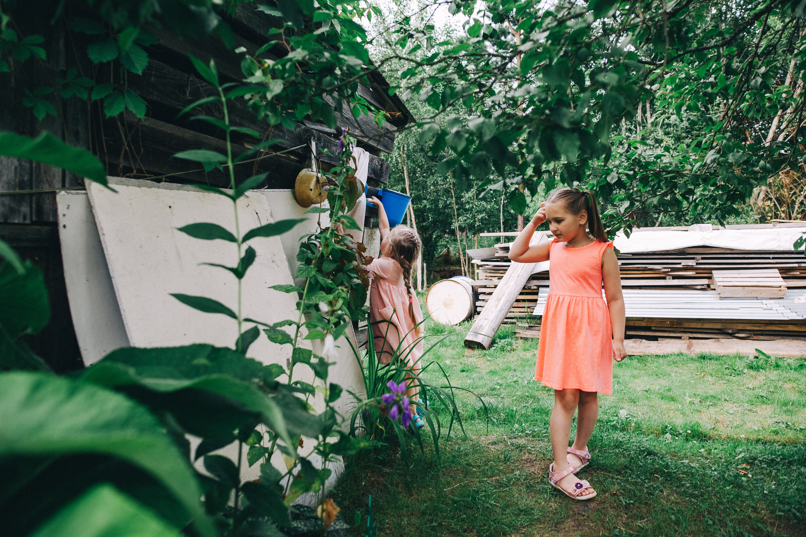 Ульяше 5 лет. Дачный деньрожденский день. Семейный фотограф, фотограф родов, репортажей фотограф в Санкт-Петербу