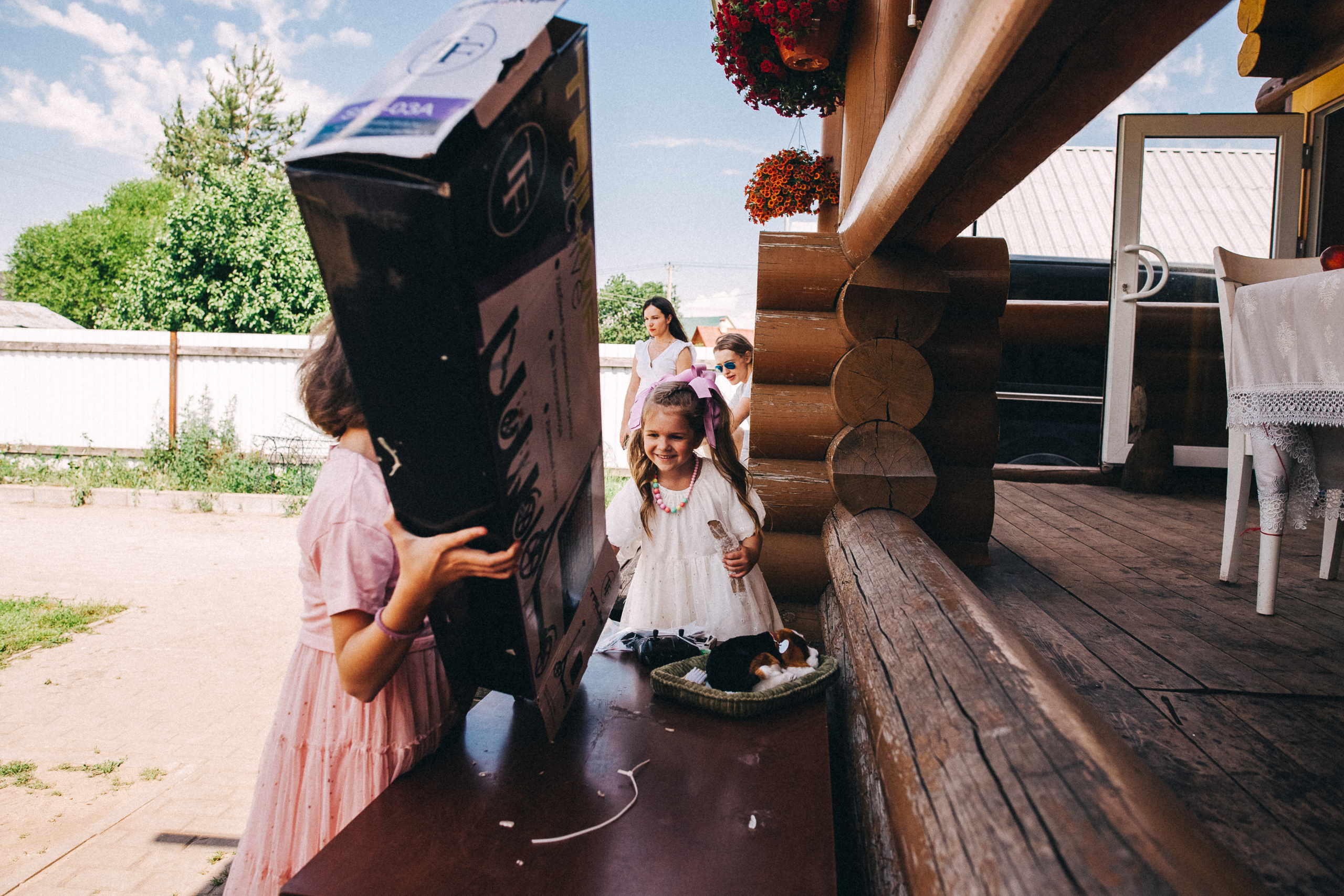 Есении 5 лет. ДР на даче. Семейный фотограф, фотограф родов, репортажей фотограф в Санкт-Петербу