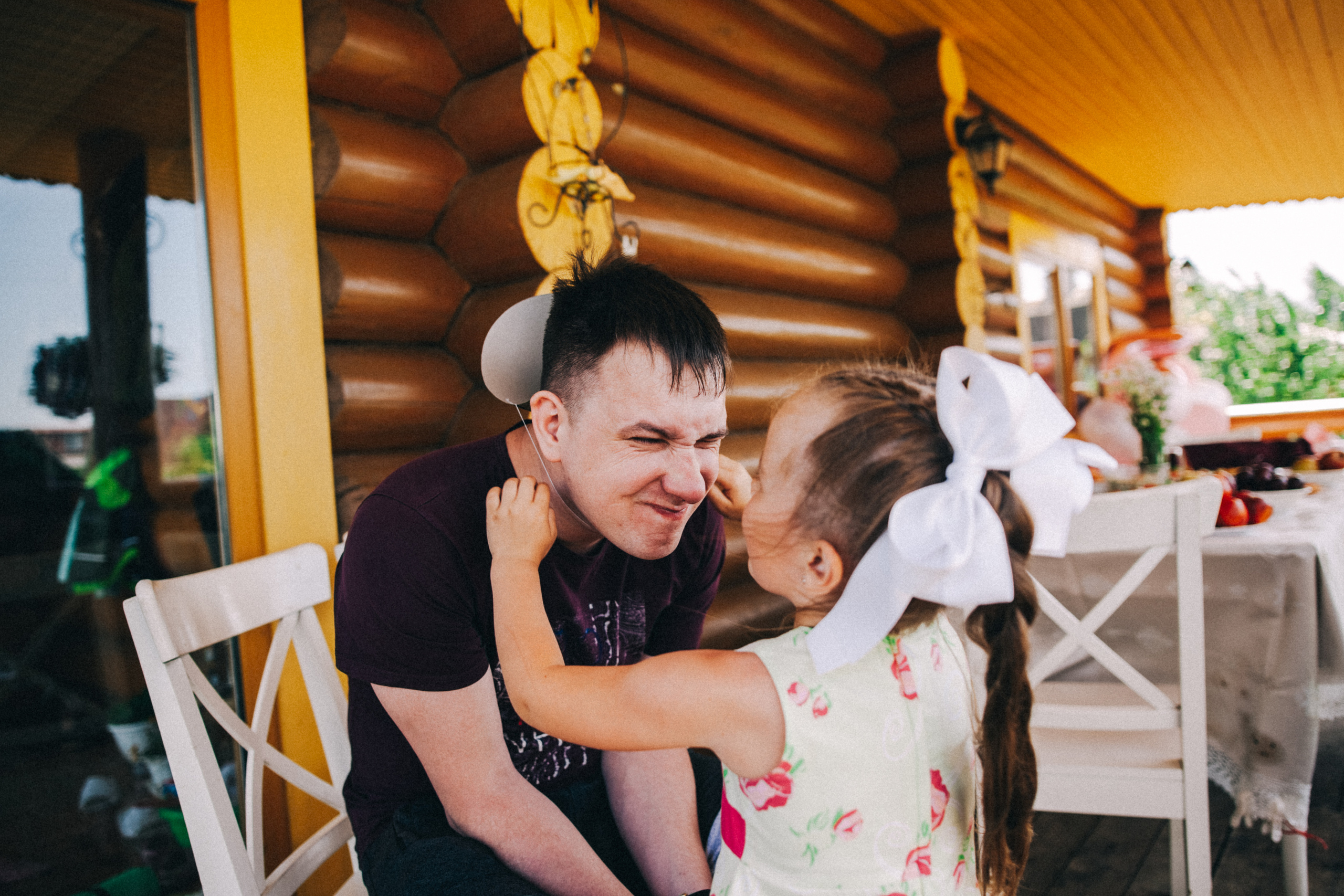 Есении 5 лет. ДР на даче. Семейный фотограф, фотограф родов, репортажей фотограф в Санкт-Петербу