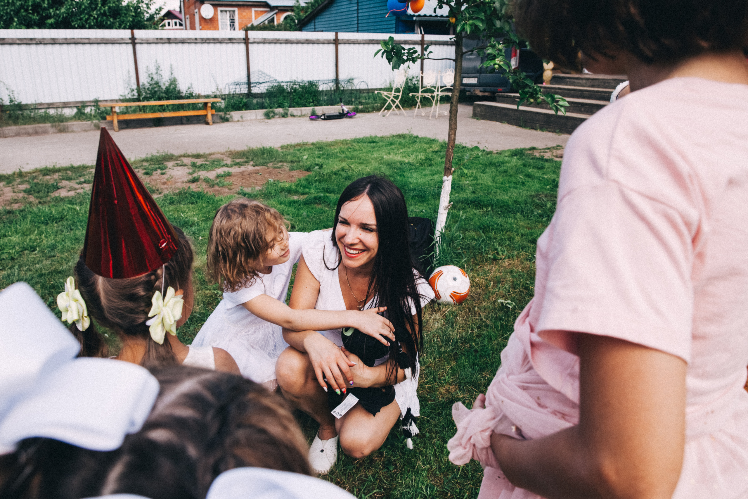 Есении 5 лет. ДР на даче. Семейный фотограф, фотограф родов, репортажей фотограф в Санкт-Петербу