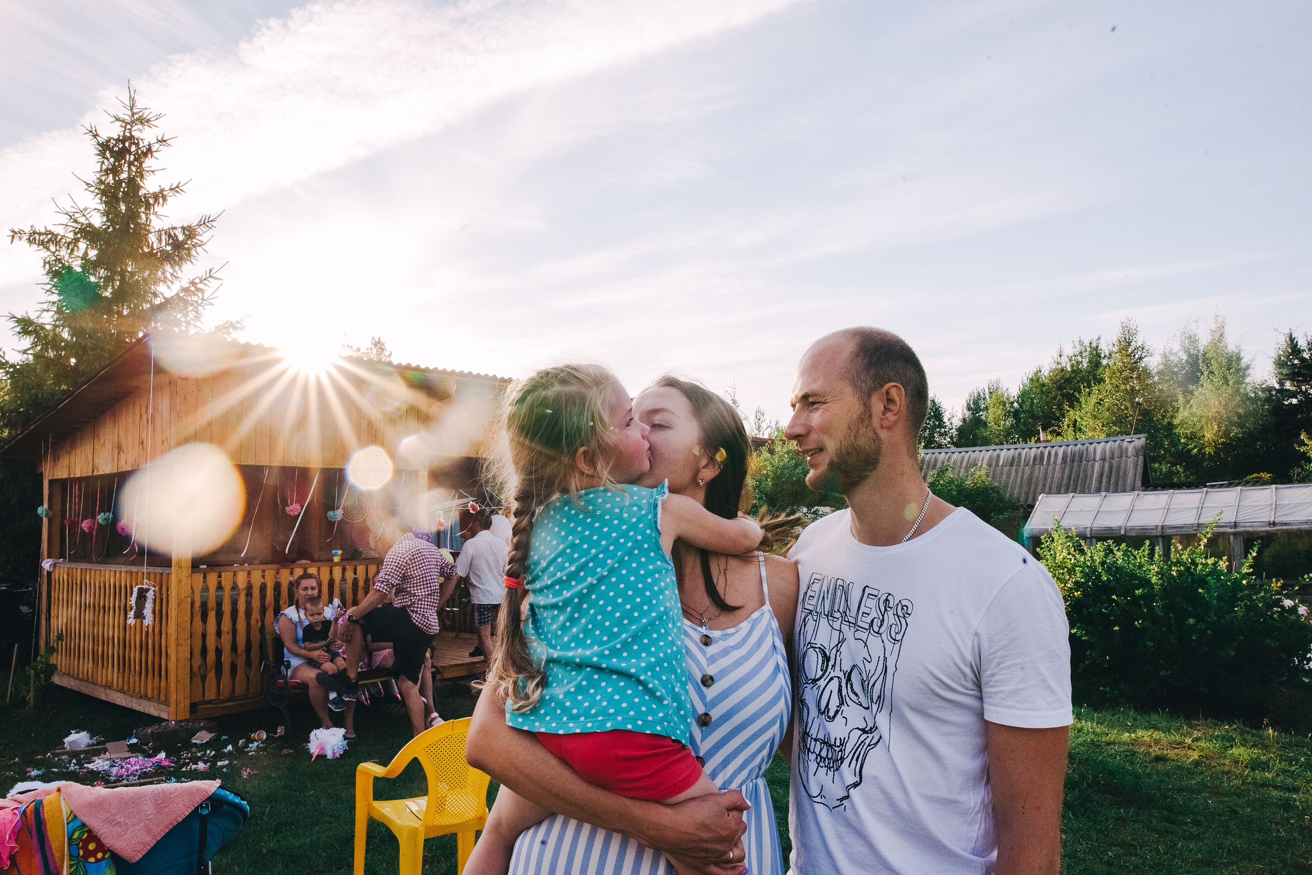 Ульяше 5 лет. Дачный деньрожденский день. Семейный фотограф, фотограф родов, репортажей фотограф в Санкт-Петербу