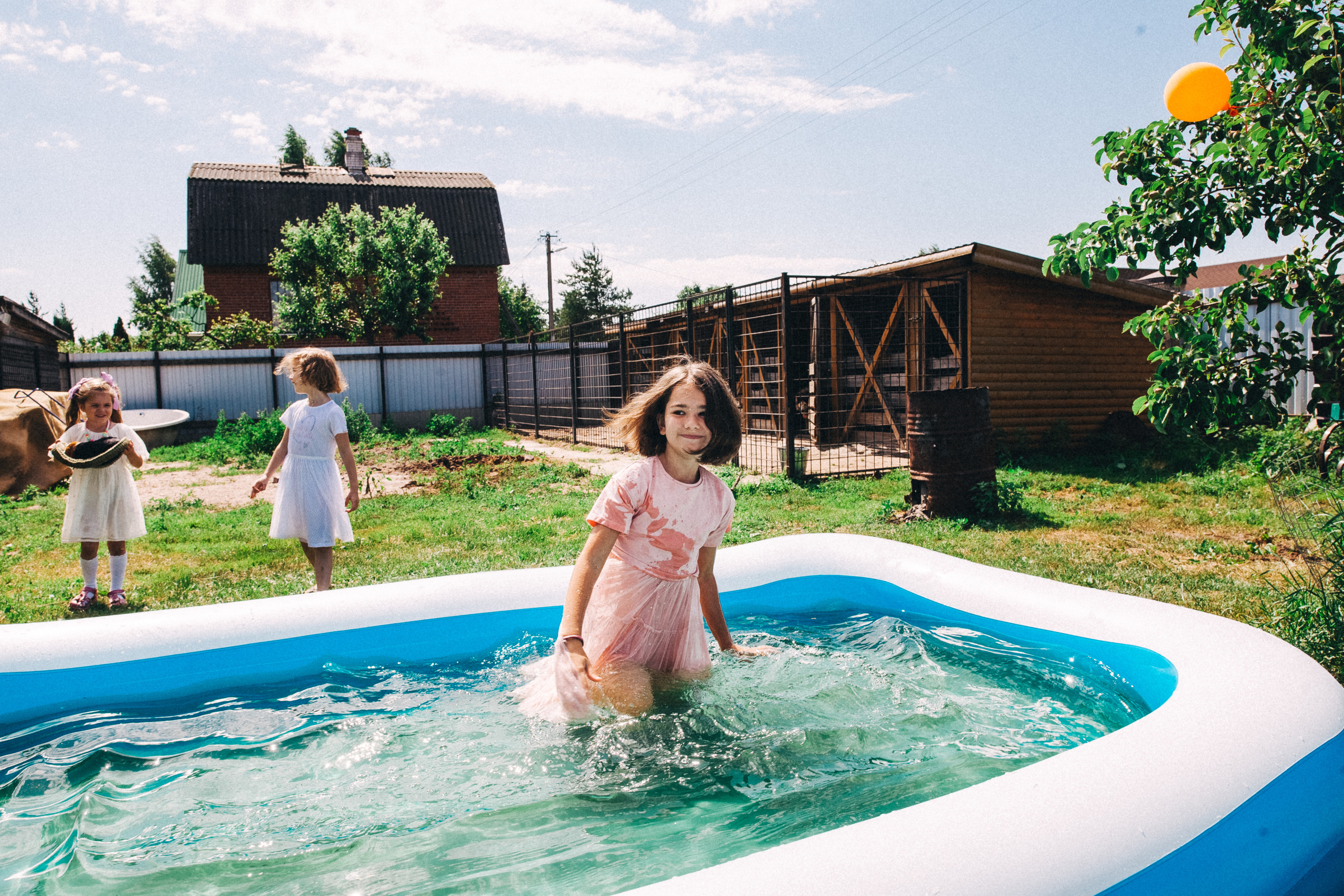 Есении 5 лет. ДР на даче. Семейный фотограф, фотограф родов, репортажей фотограф в Санкт-Петербу