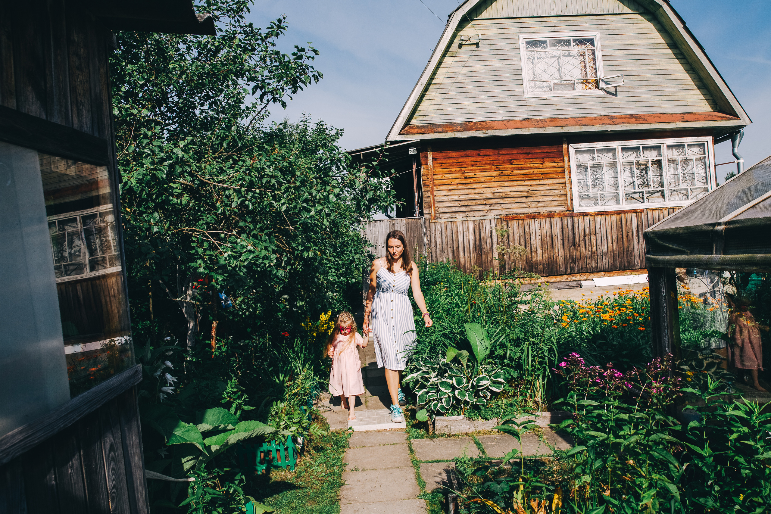 Ульяше 5 лет. Дачный деньрожденский день. Семейный фотограф, фотограф родов, репортажей фотограф в Санкт-Петербу