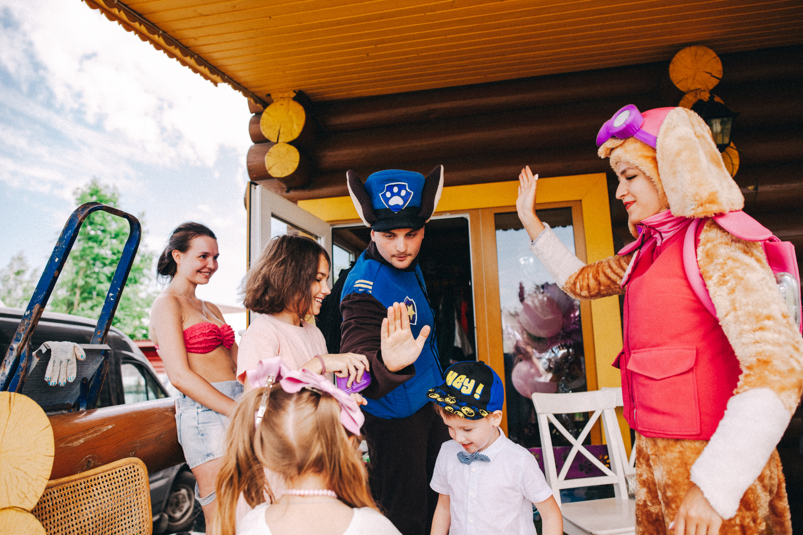 Есении 5 лет. ДР на даче. Семейный фотограф, фотограф родов, репортажей фотограф в Санкт-Петербу