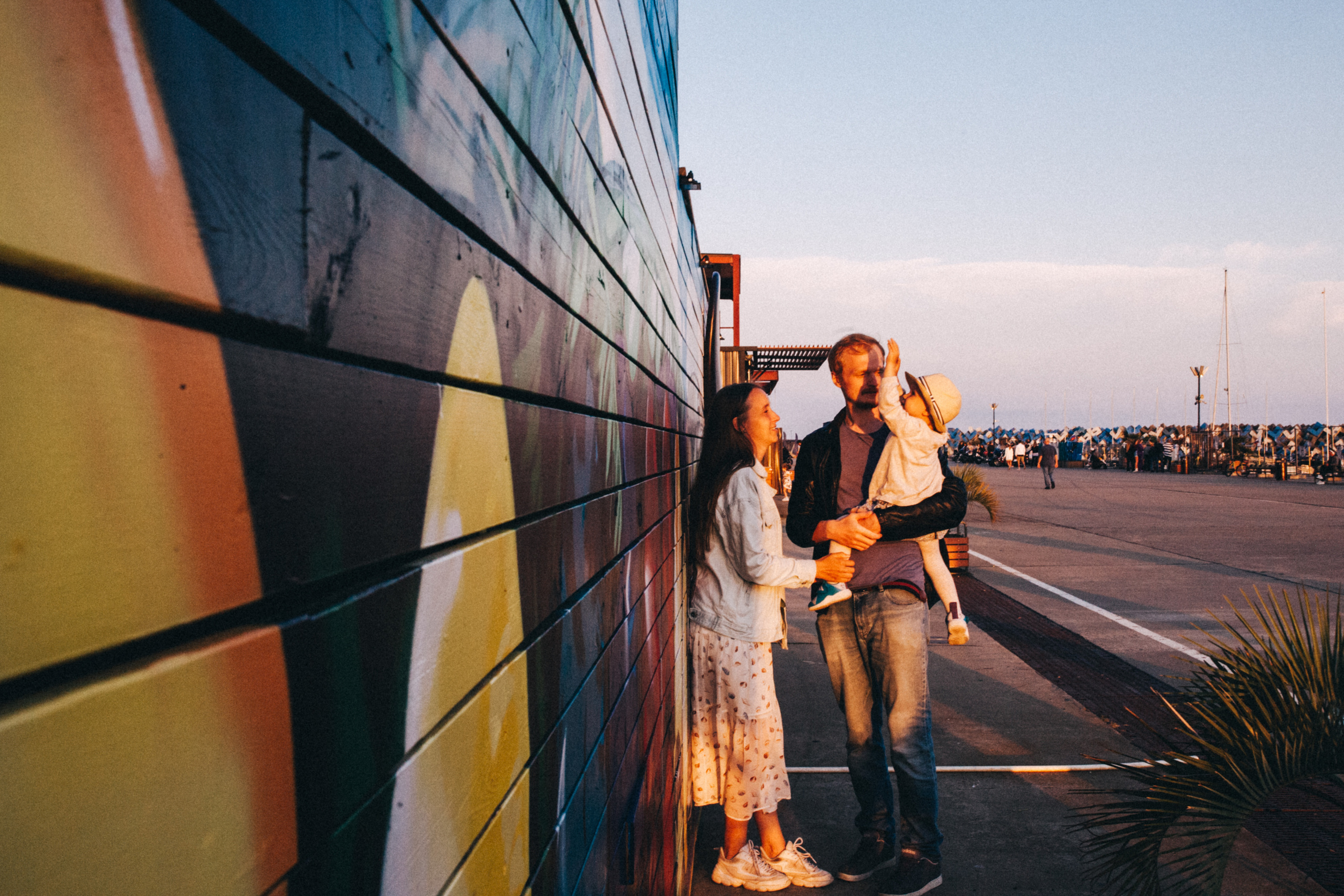 Вася, Маша, Соня. Отпуск в Адлере. Семейный фотограф, фотограф родов, репортажей фотограф в Санкт-Петербу