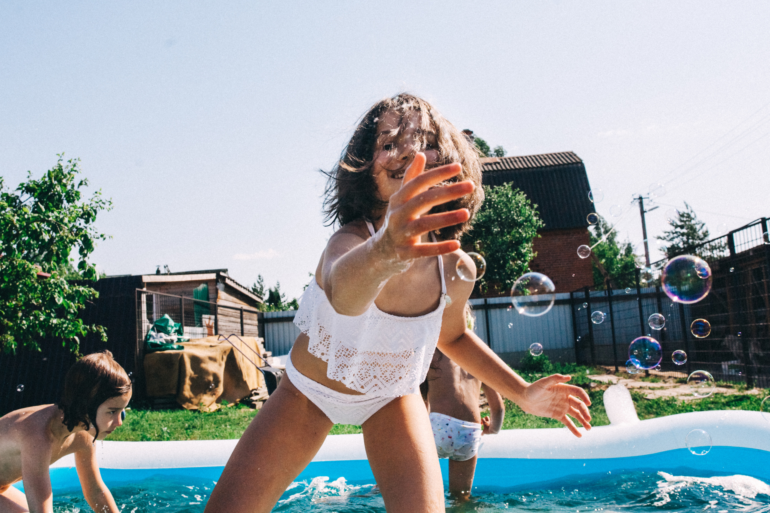 Есении 5 лет. ДР на даче. Семейный фотограф, фотограф родов, репортажей фотограф в Санкт-Петербу