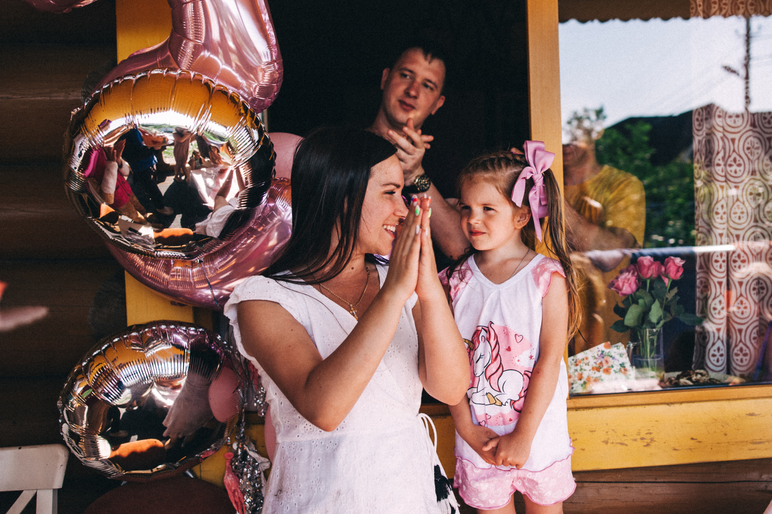 Есении 5 лет. ДР на даче. Семейный фотограф, фотограф родов, репортажей фотограф в Санкт-Петербу
