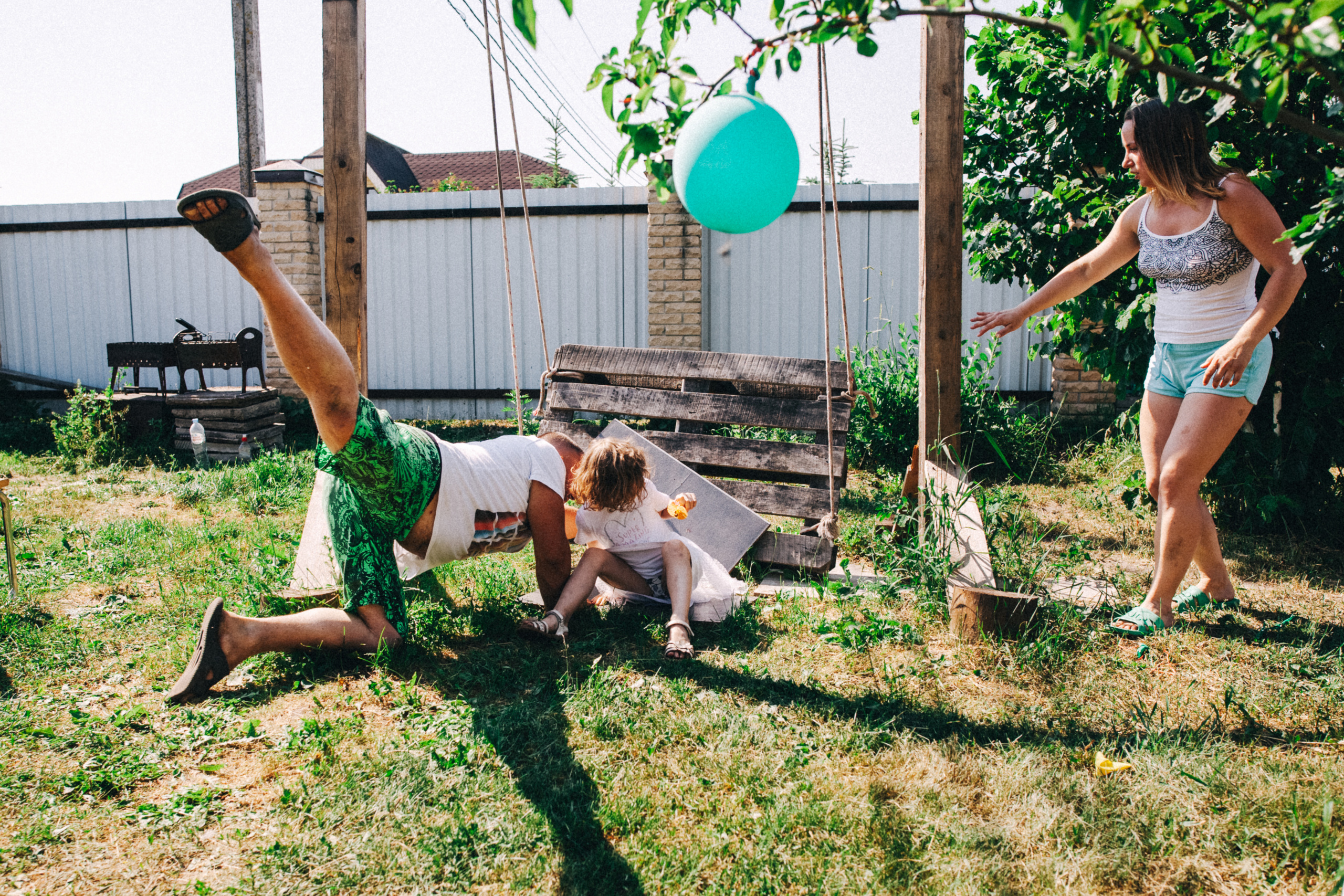 Есении 5 лет. ДР на даче. Семейный фотограф, фотограф родов, репортажей фотограф в Санкт-Петербу