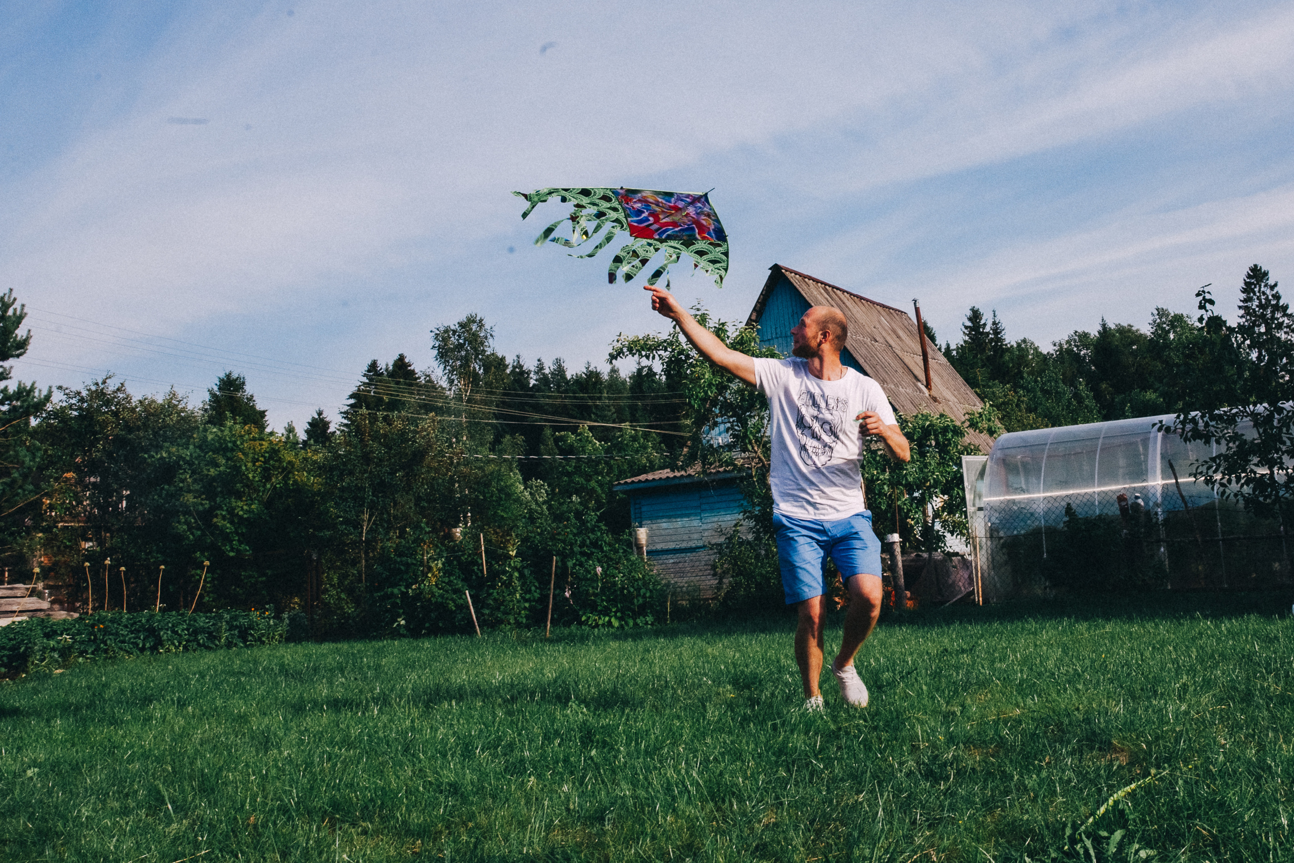 Ульяше 5 лет. Дачный деньрожденский день. Семейный фотограф, фотограф родов, репортажей фотограф в Санкт-Петербу