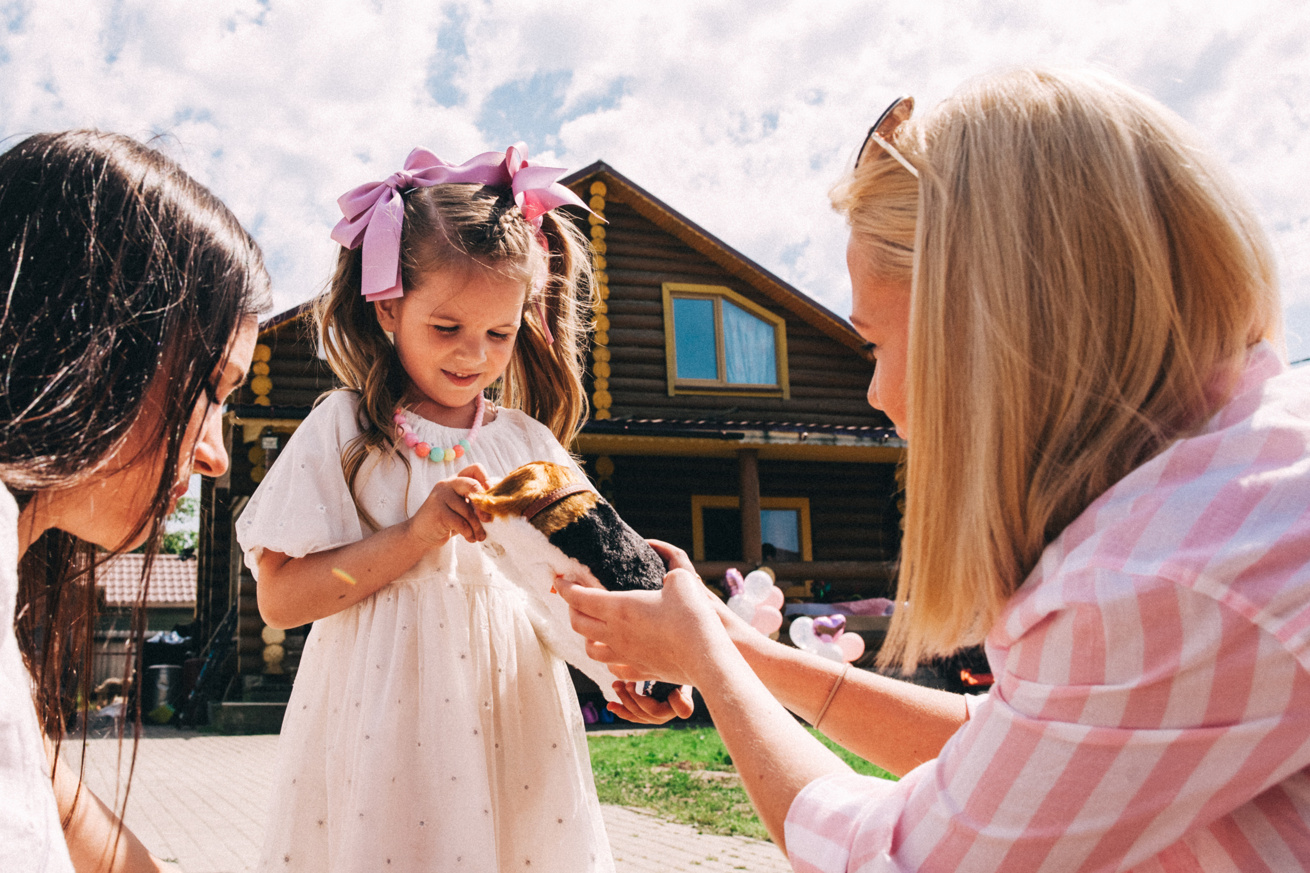 Есении 5 лет. ДР на даче. Семейный фотограф, фотограф родов, репортажей фотограф в Санкт-Петербу
