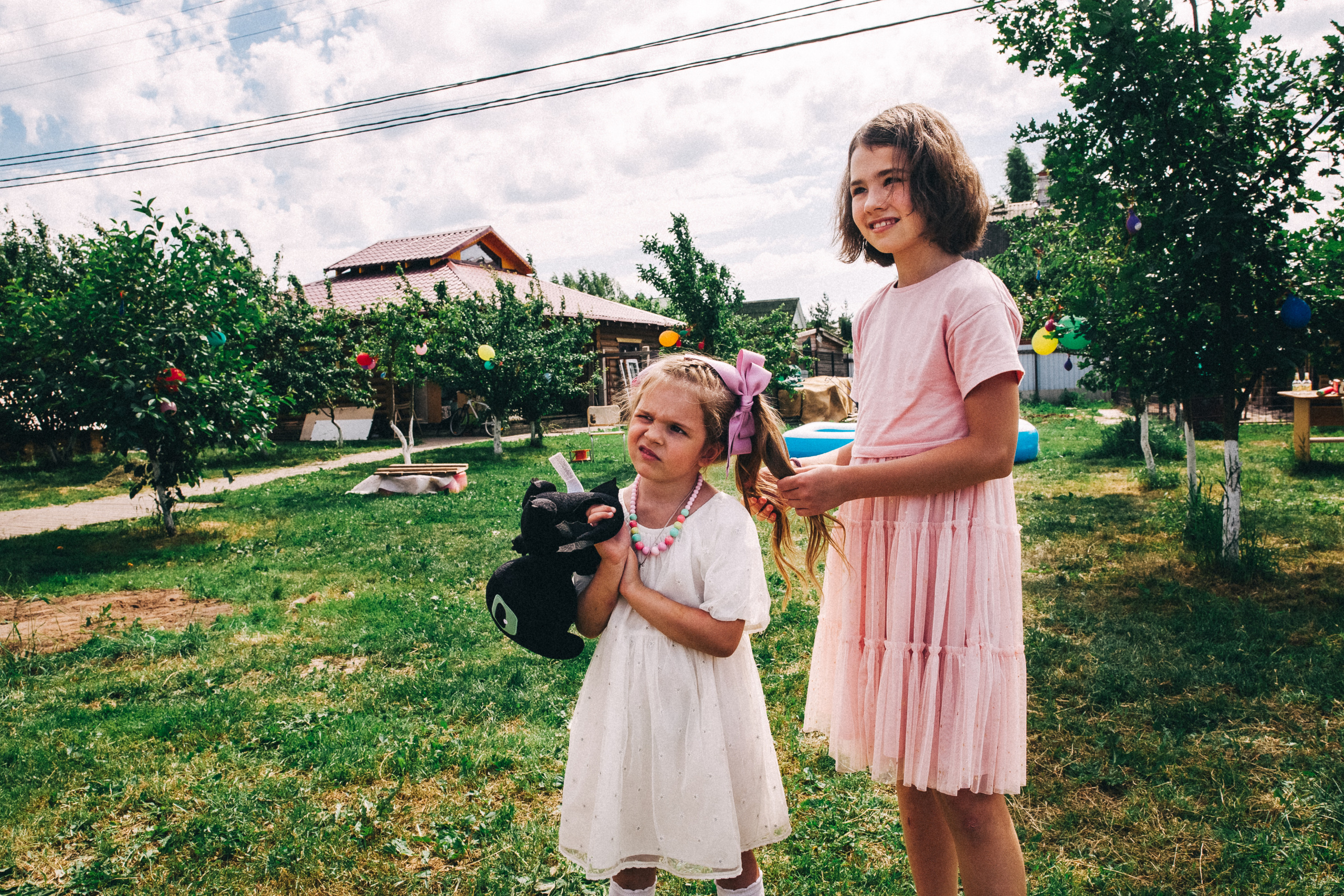 Есении 5 лет. ДР на даче. Семейный фотограф, фотограф родов, репортажей фотограф в Санкт-Петербу