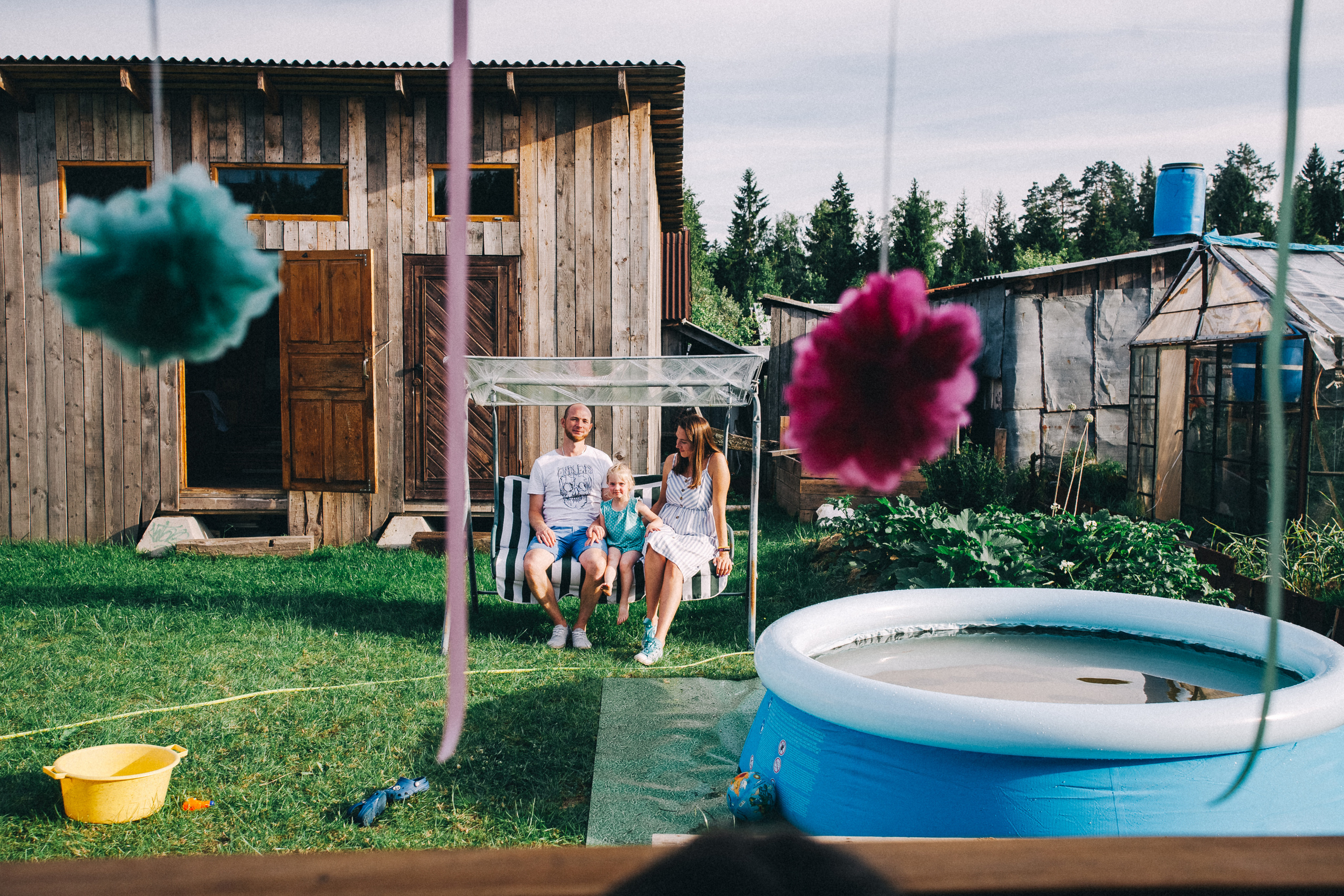 Ульяше 5 лет. Дачный деньрожденский день. Семейный фотограф, фотограф родов, репортажей фотограф в Санкт-Петербу