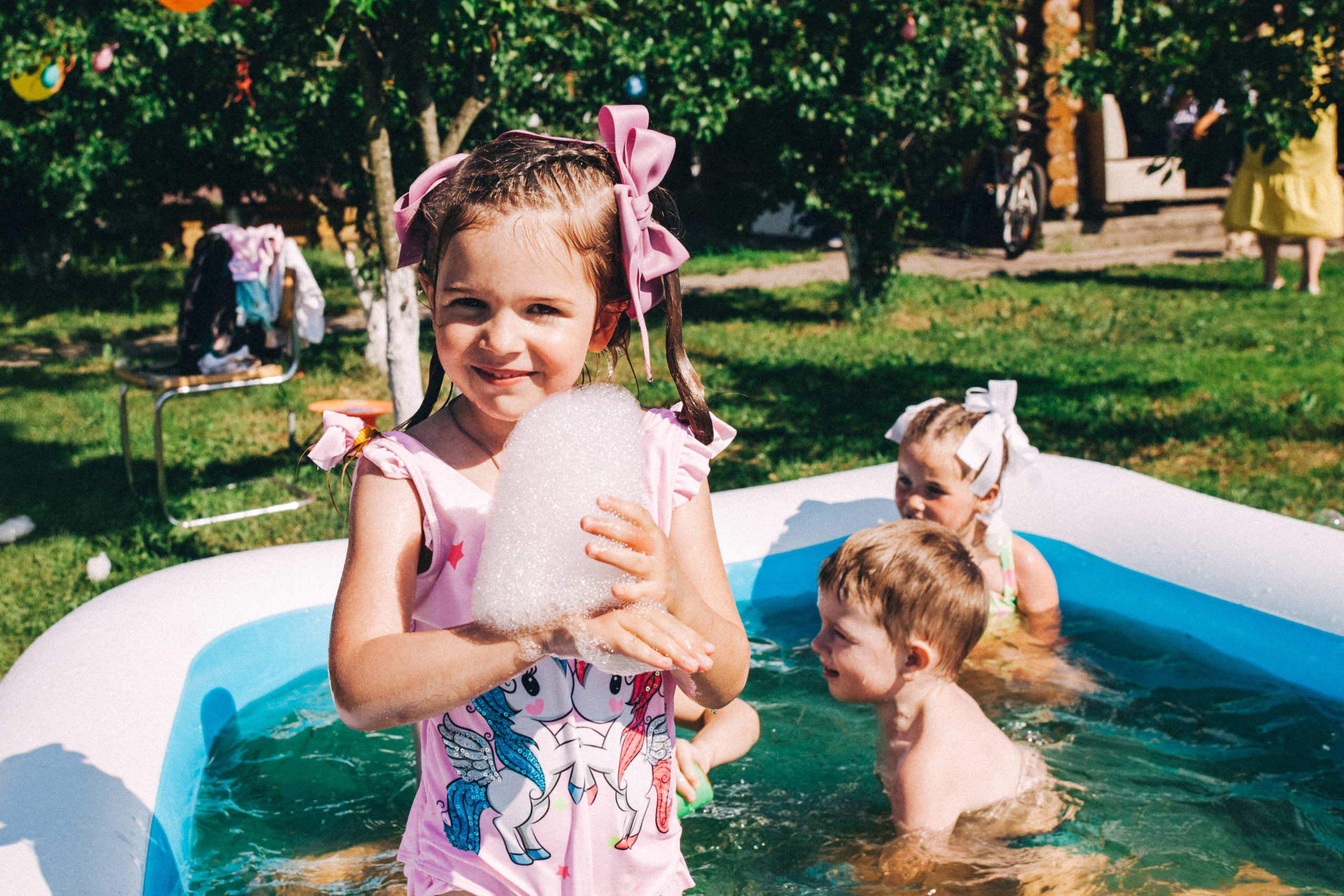 Есении 5 лет. ДР на даче. Семейный фотограф, фотограф родов, репортажей фотограф в Санкт-Петербу