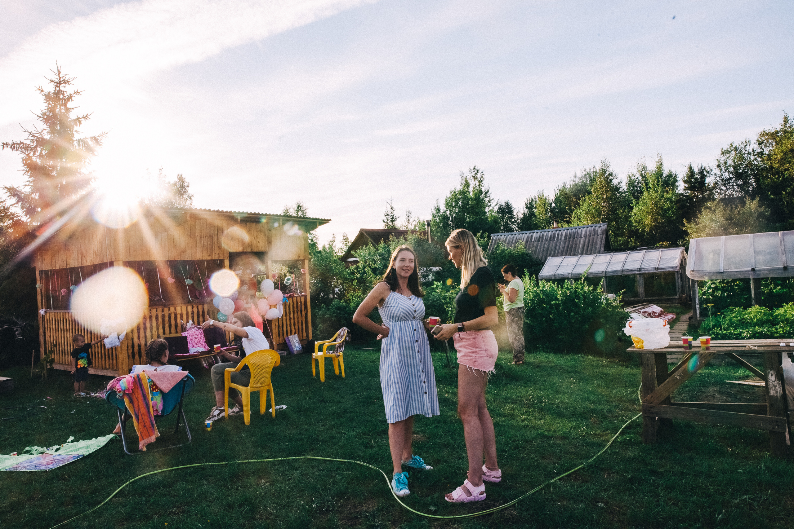 Ульяше 5 лет. Дачный деньрожденский день. Семейный фотограф, фотограф родов, репортажей фотограф в Санкт-Петербу