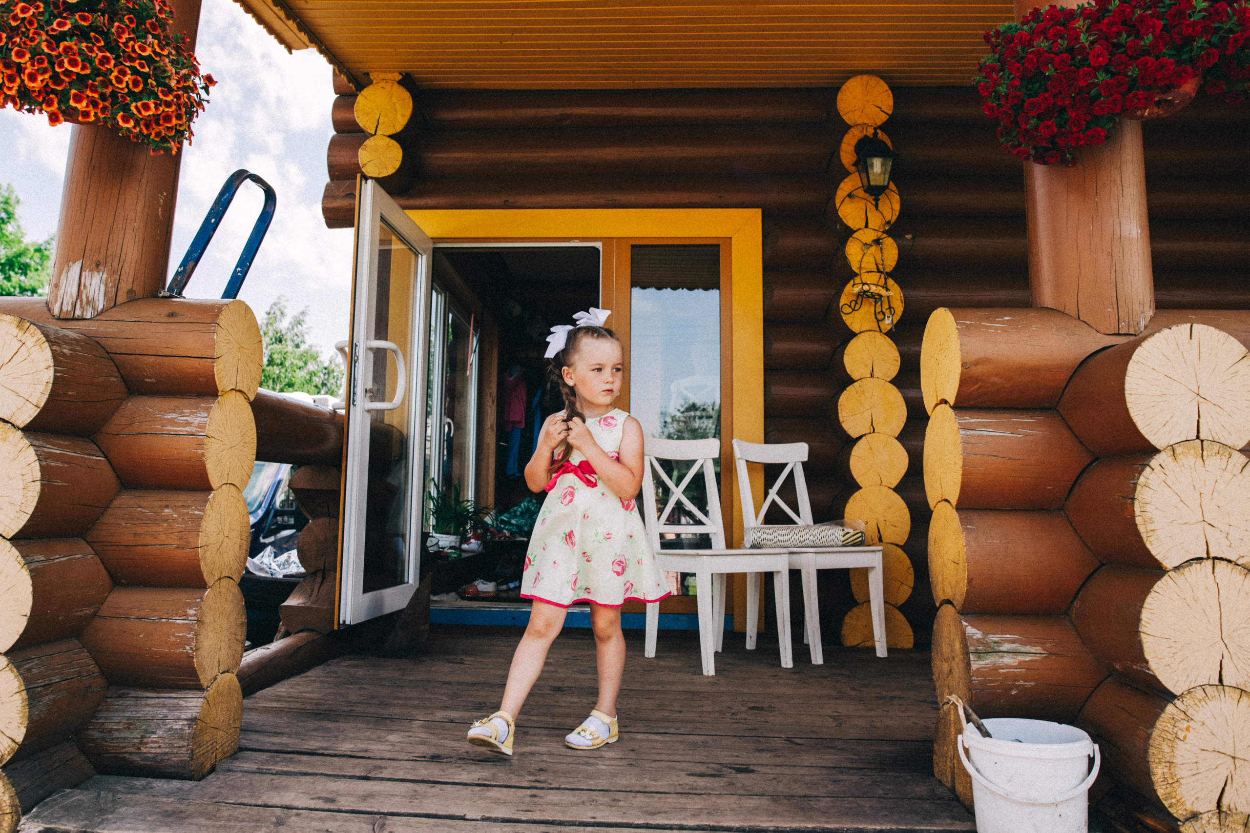 Есении 5 лет. ДР на даче. Семейный фотограф, фотограф родов, репортажей фотограф в Санкт-Петербу