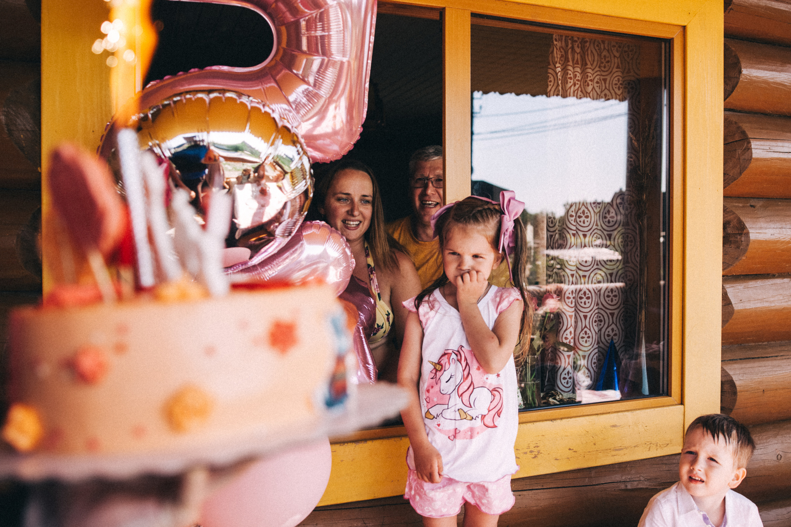 Есении 5 лет. ДР на даче. Семейный фотограф, фотограф родов, репортажей фотограф в Санкт-Петербу