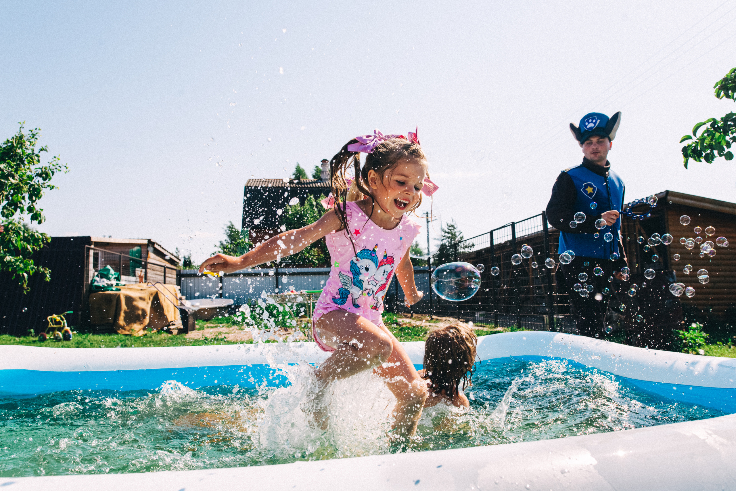 Есении 5 лет. ДР на даче. Семейный фотограф, фотограф родов, репортажей фотограф в Санкт-Петербу