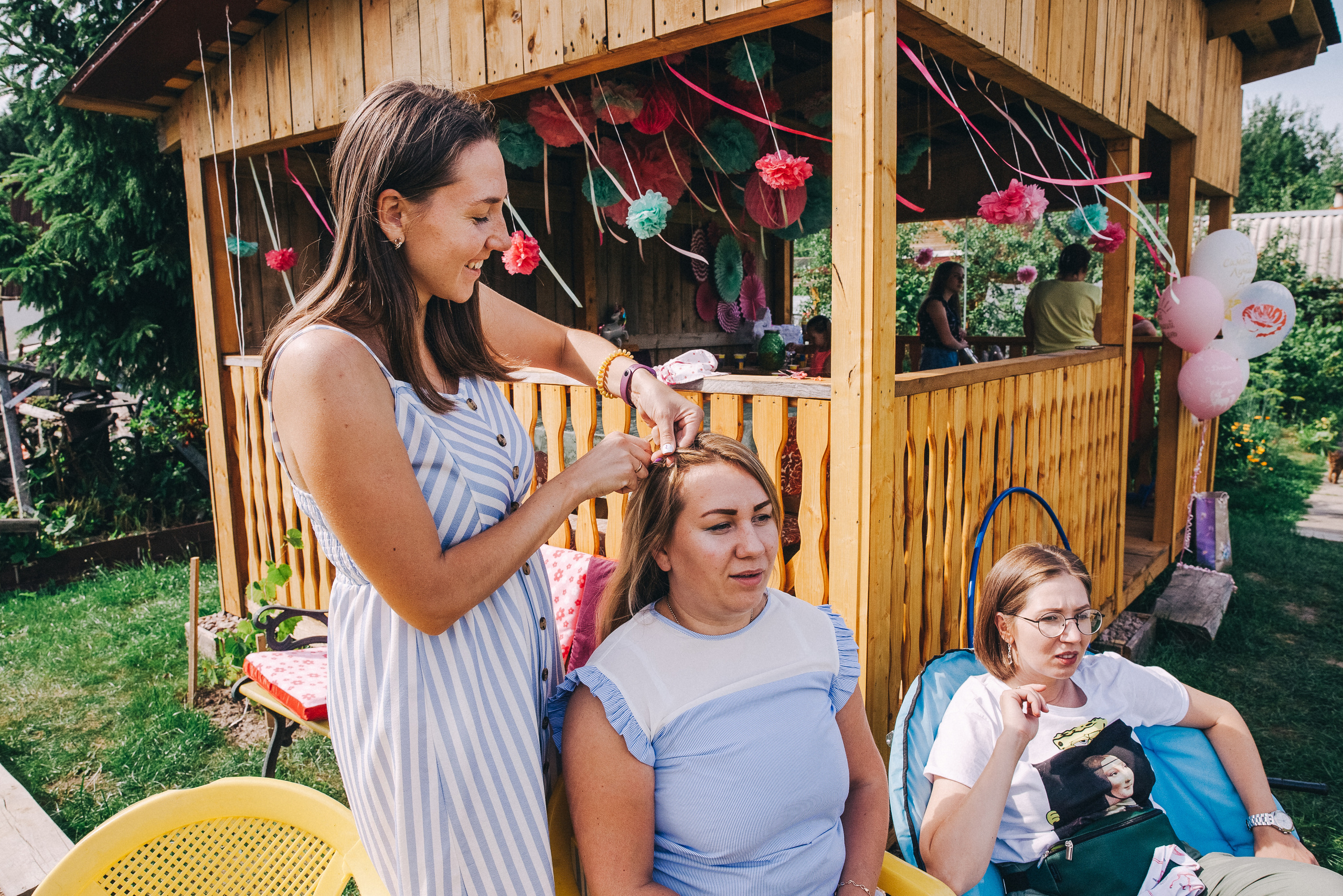 Ульяше 5 лет. Дачный деньрожденский день. Семейный фотограф, фотограф родов, репортажей фотограф в Санкт-Петербу