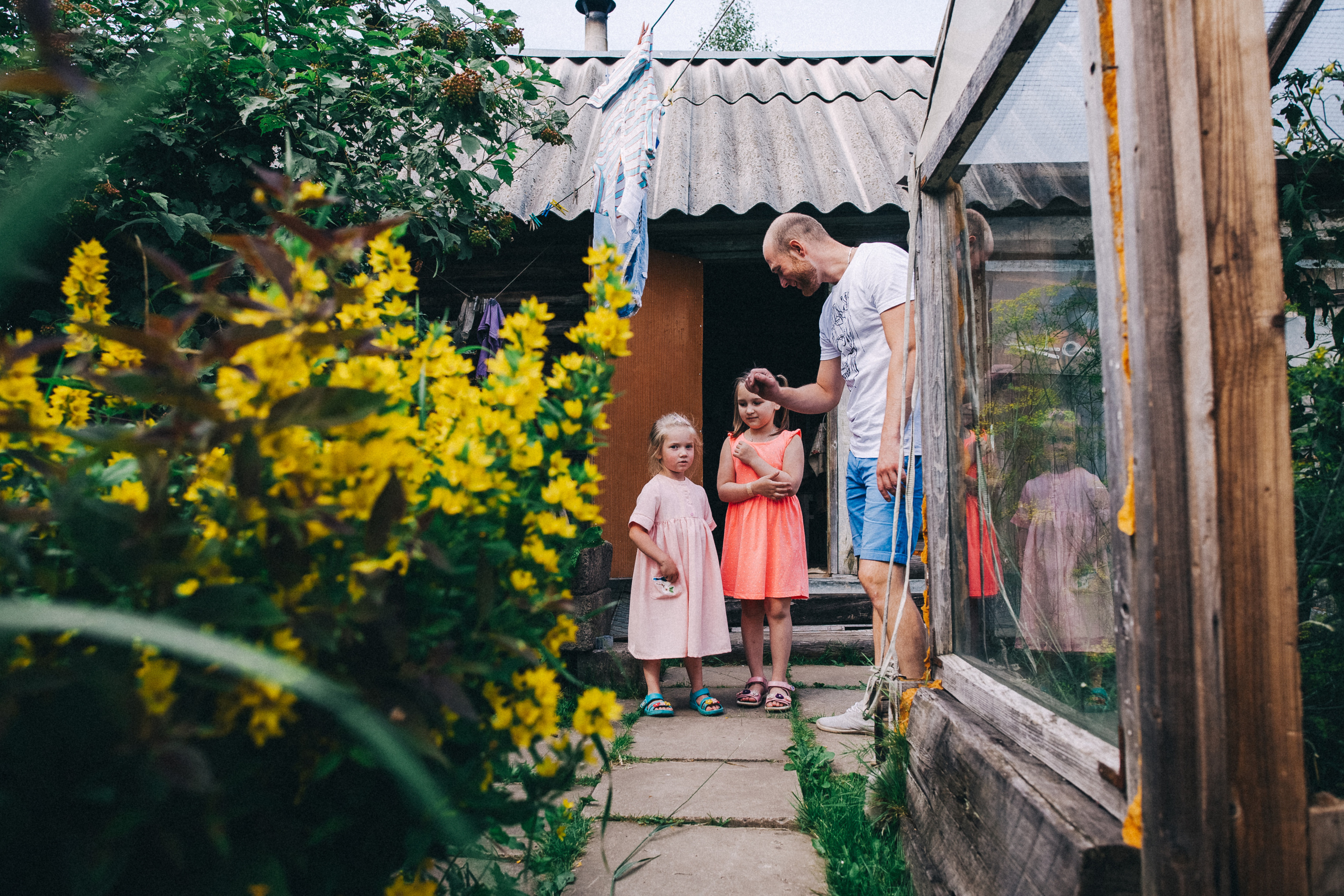 Ульяше 5 лет. Дачный деньрожденский день. Семейный фотограф, фотограф родов, репортажей фотограф в Санкт-Петербу