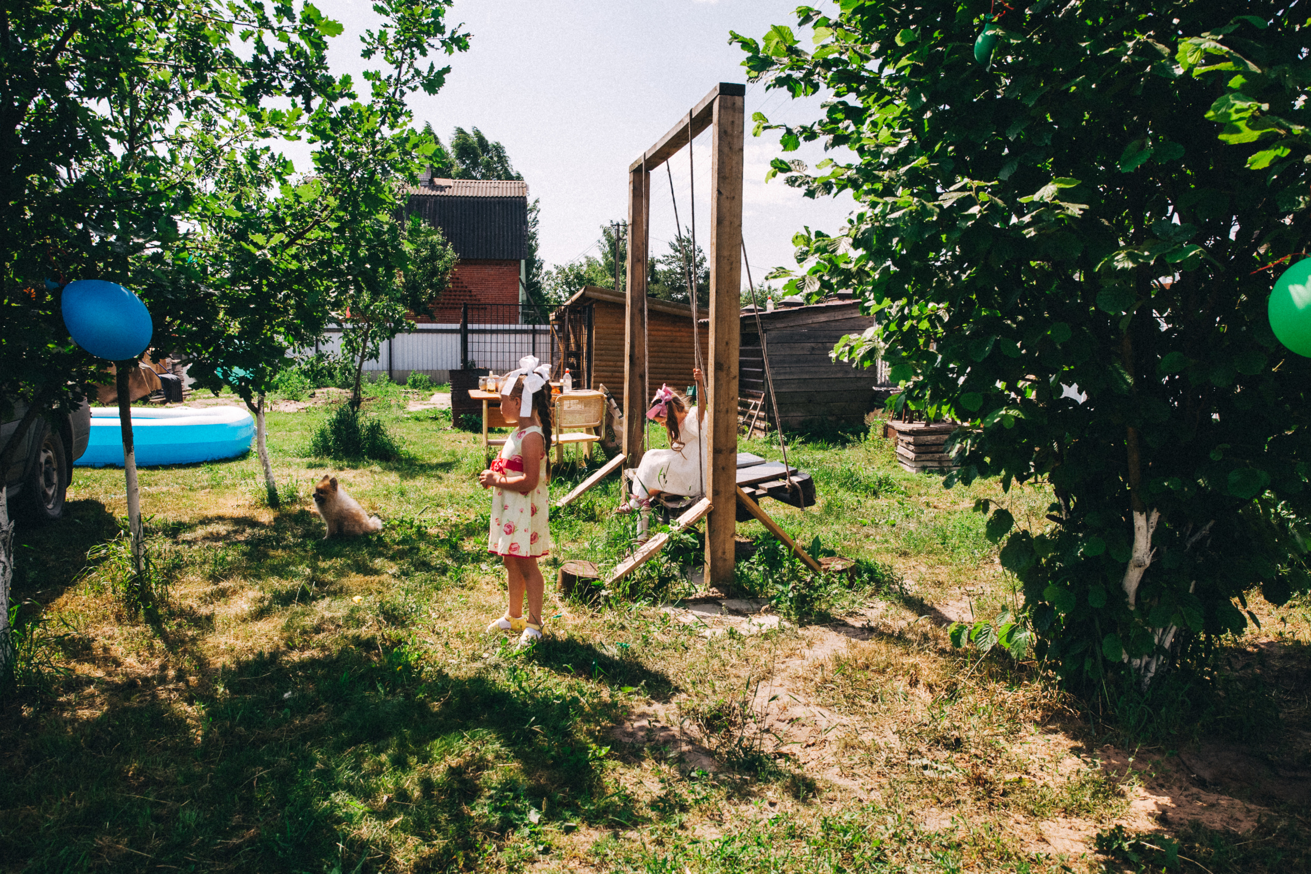 Есении 5 лет. ДР на даче. Семейный фотограф, фотограф родов, репортажей фотограф в Санкт-Петербу