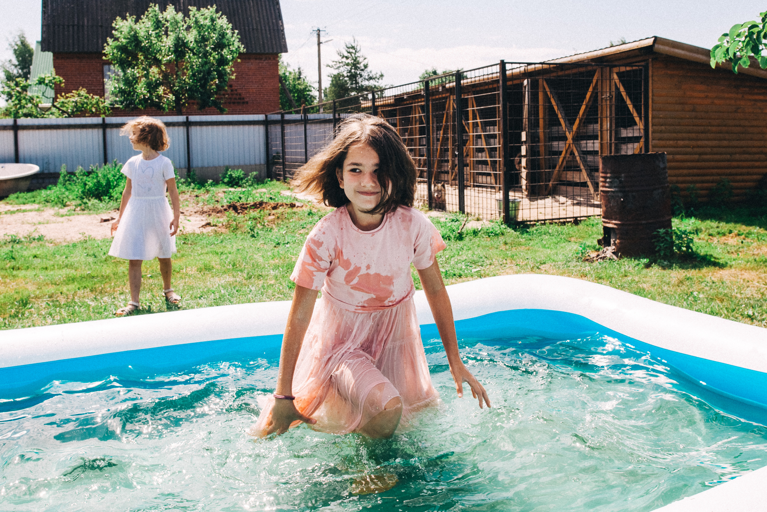 Есении 5 лет. ДР на даче. Семейный фотограф, фотограф родов, репортажей фотограф в Санкт-Петербу