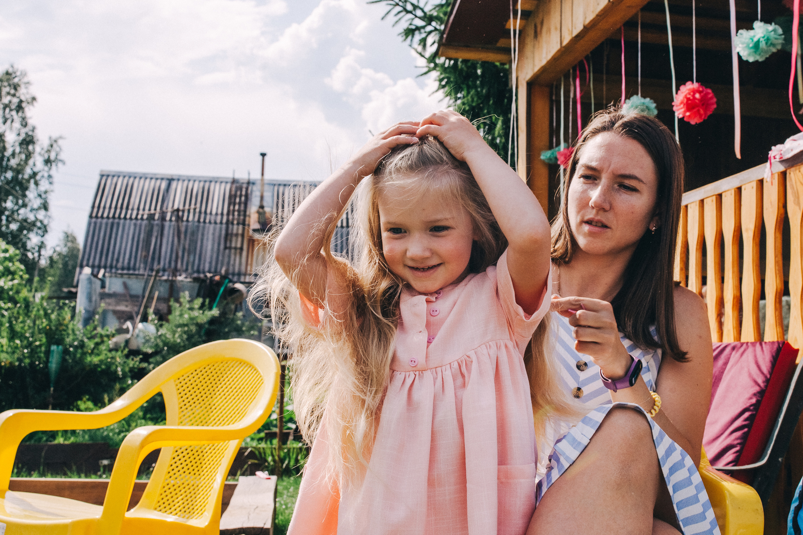 Ульяше 5 лет. Дачный деньрожденский день. Семейный фотограф, фотограф родов, репортажей фотограф в Санкт-Петербу