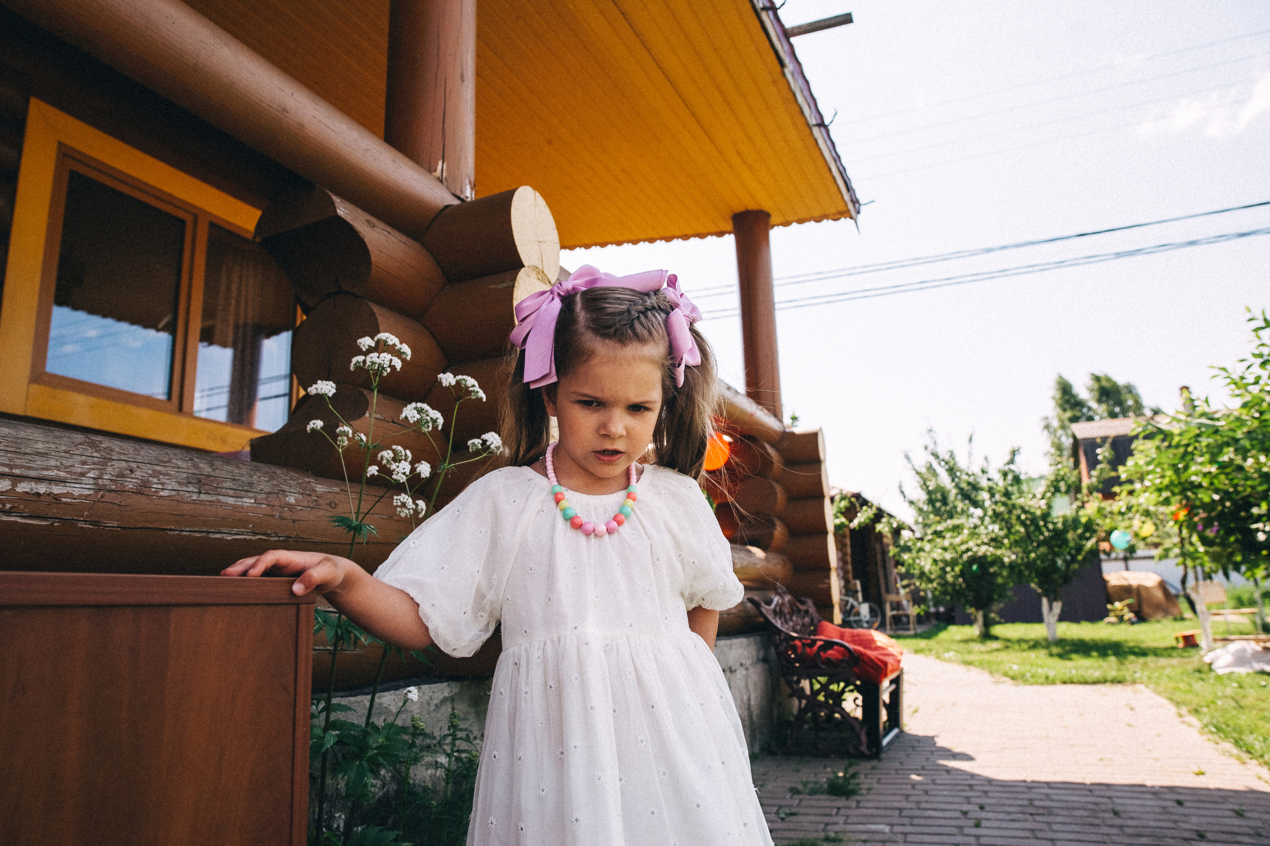 Есении 5 лет. ДР на даче. Семейный фотограф, фотограф родов, репортажей фотограф в Санкт-Петербу