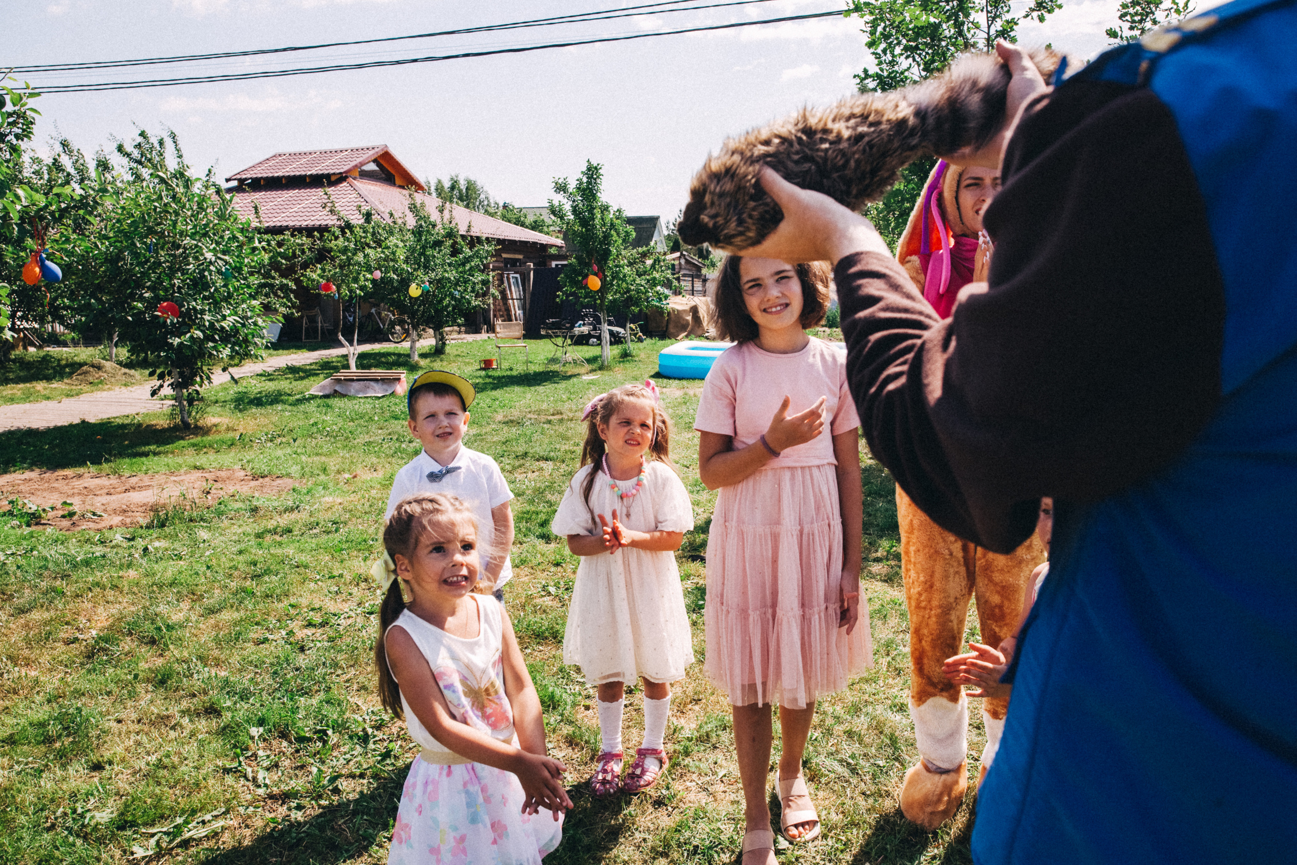 Есении 5 лет. ДР на даче. Семейный фотограф, фотограф родов, репортажей фотограф в Санкт-Петербу