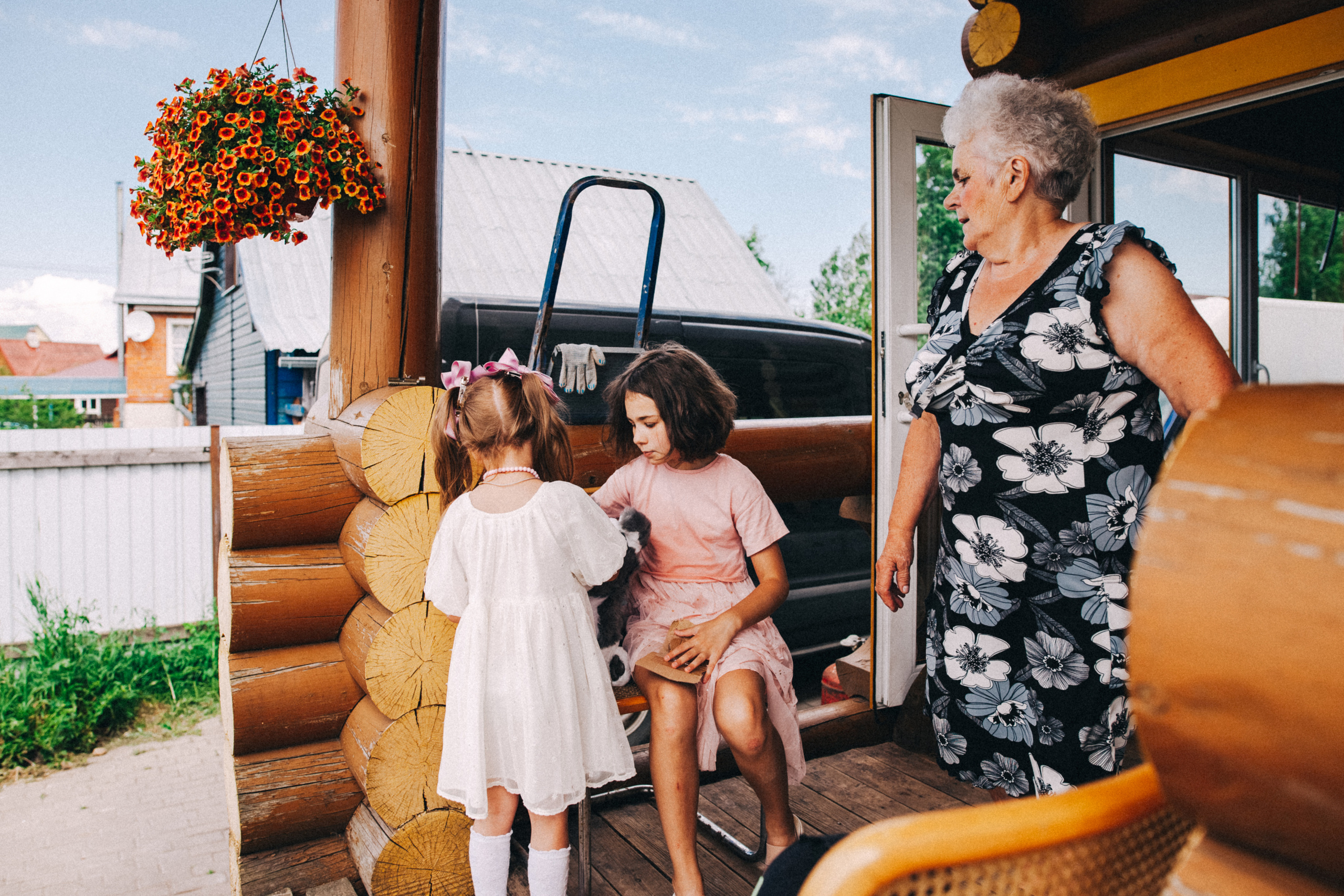 Есении 5 лет. ДР на даче. Семейный фотограф, фотограф родов, репортажей фотограф в Санкт-Петербу