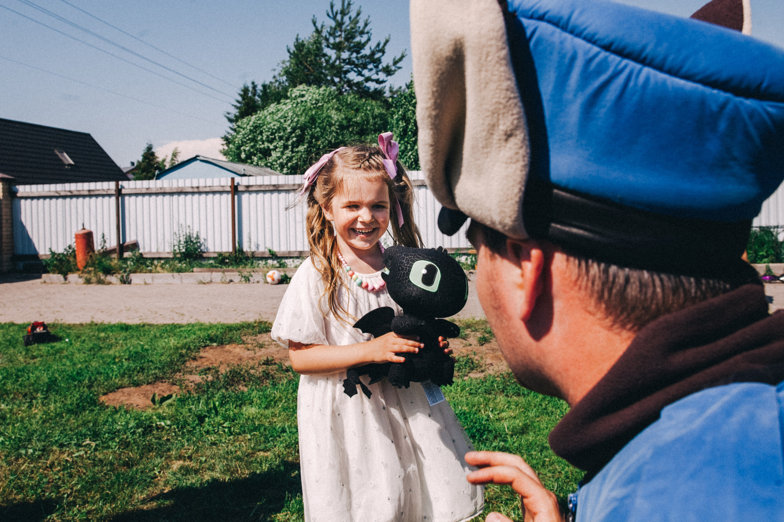 Есении 5 лет. ДР на даче. Семейный фотограф, фотограф родов, репортажей фотограф в Санкт-Петербу