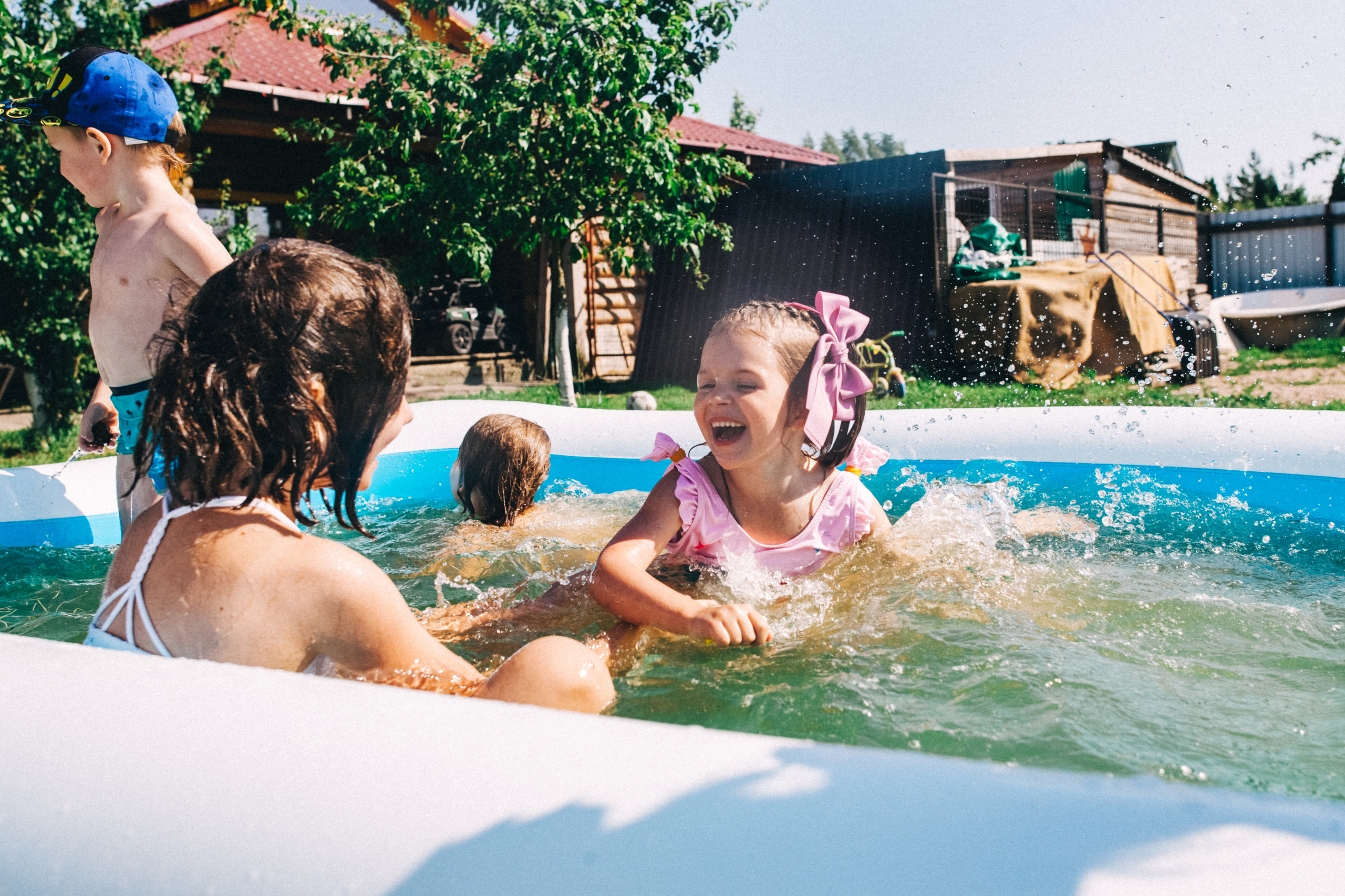 Есении 5 лет. ДР на даче. Семейный фотограф, фотограф родов, репортажей фотограф в Санкт-Петербу