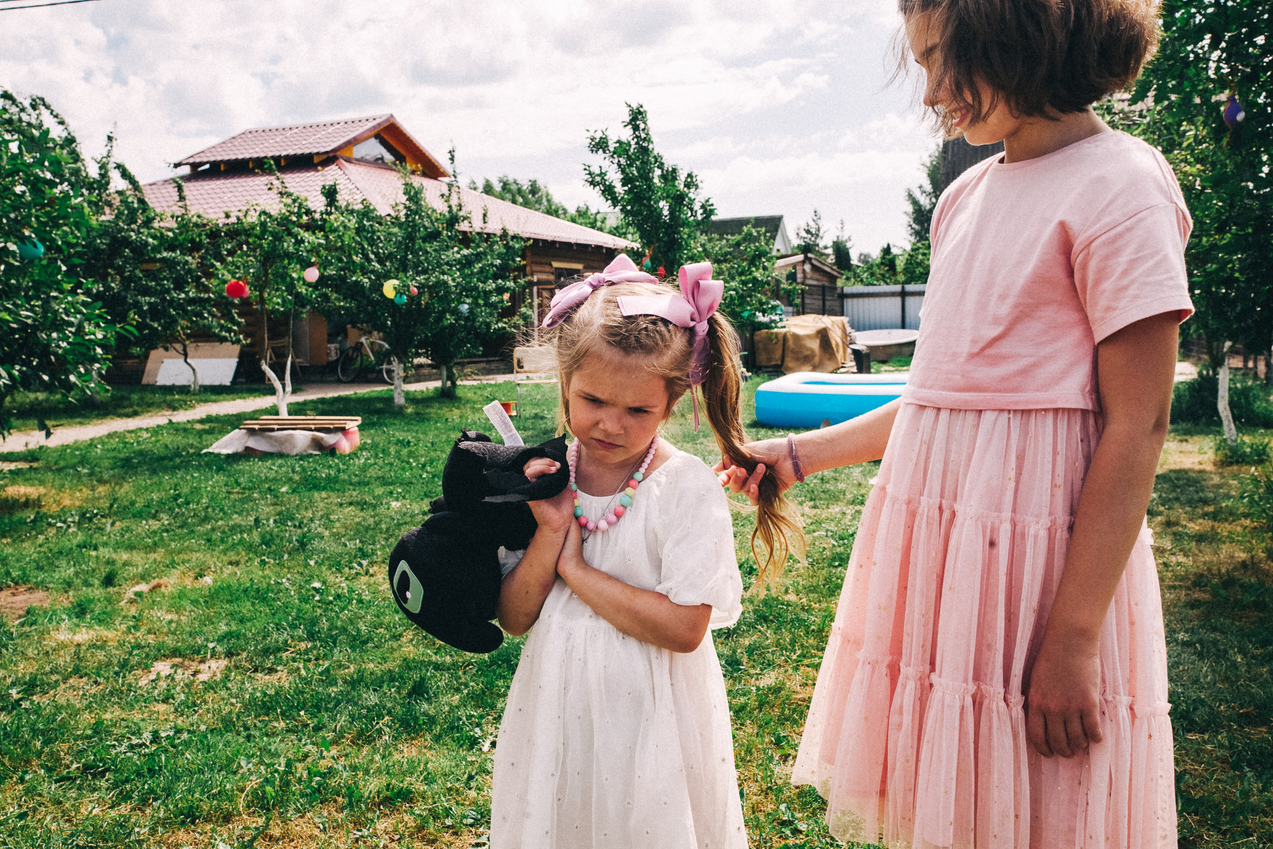 Есении 5 лет. ДР на даче. Семейный фотограф, фотограф родов, репортажей фотограф в Санкт-Петербу