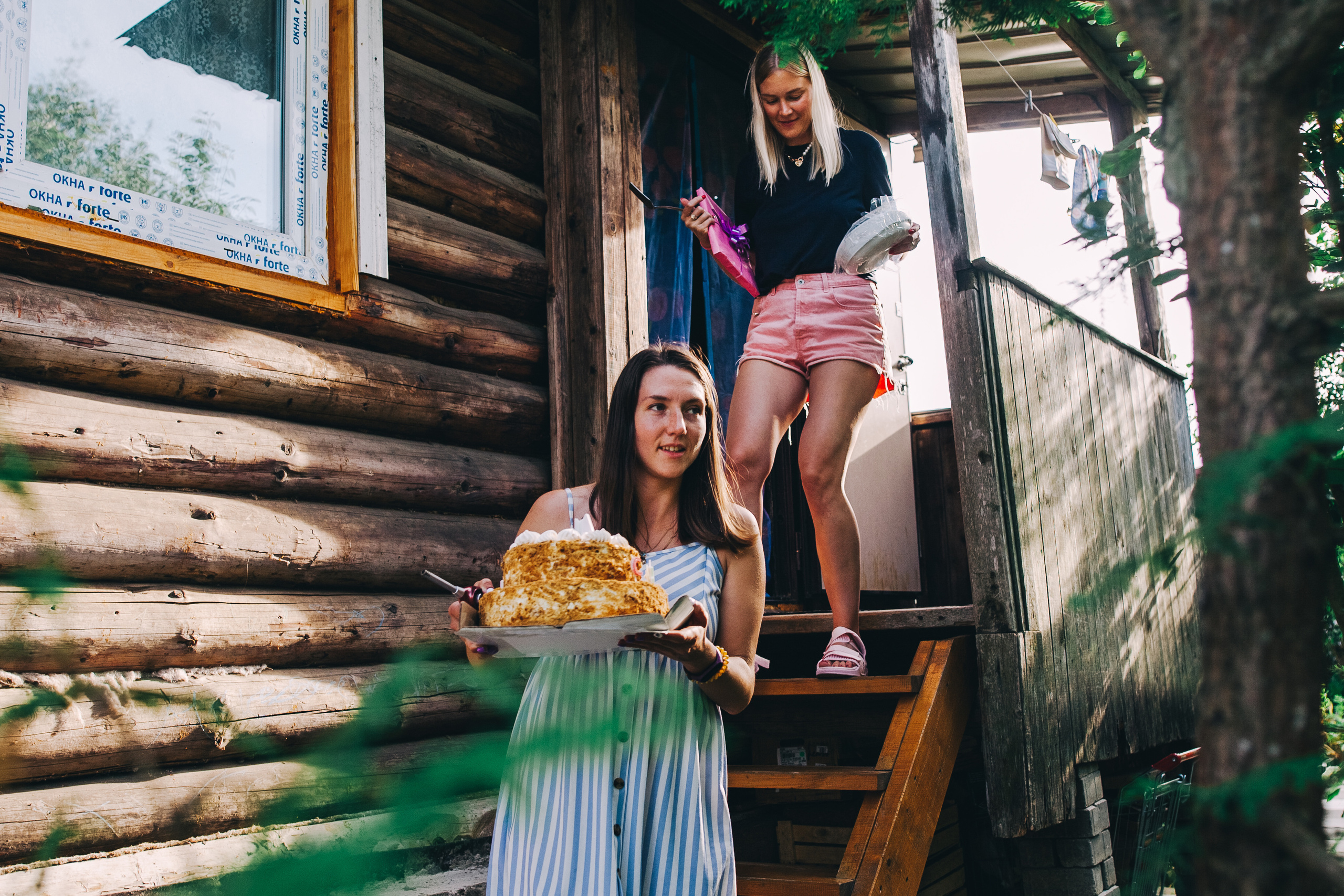 Ульяше 5 лет. Дачный деньрожденский день. Семейный фотограф, фотограф родов, репортажей фотограф в Санкт-Петербу