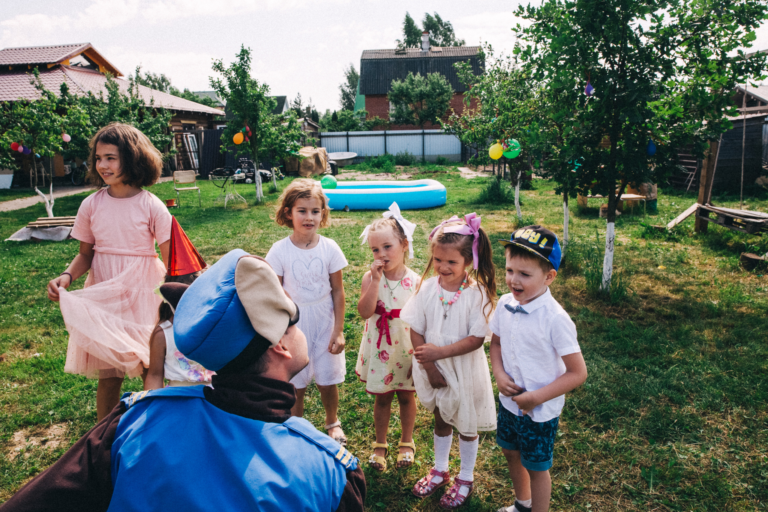 Есении 5 лет. ДР на даче. Семейный фотограф, фотограф родов, репортажей фотограф в Санкт-Петербу
