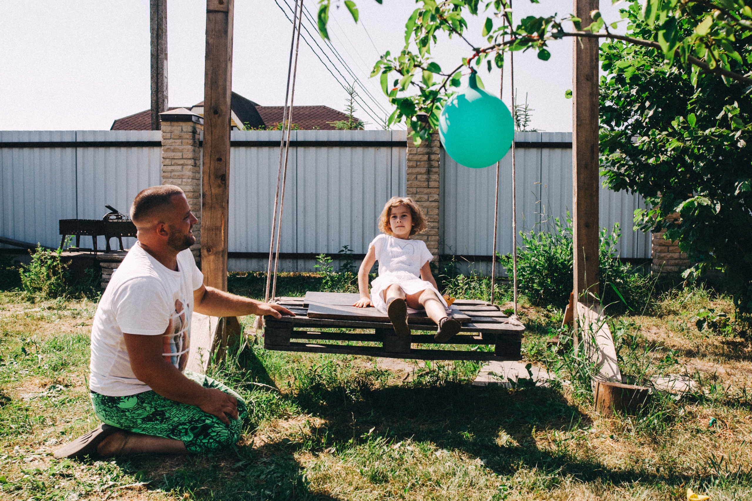 Есении 5 лет. ДР на даче. Семейный фотограф, фотограф родов, репортажей фотограф в Санкт-Петербу
