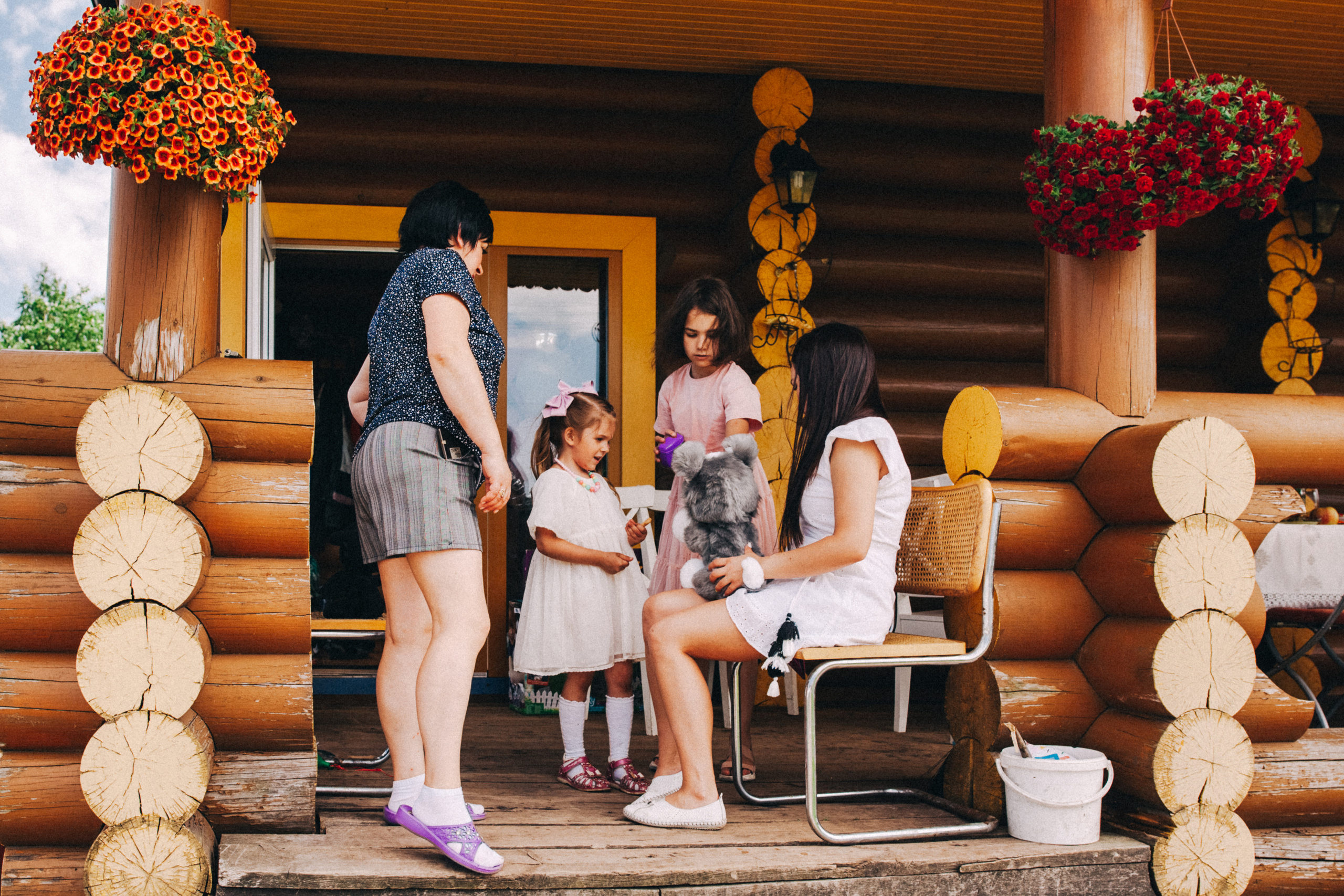 Есении 5 лет. ДР на даче. Семейный фотограф, фотограф родов, репортажей фотограф в Санкт-Петербу