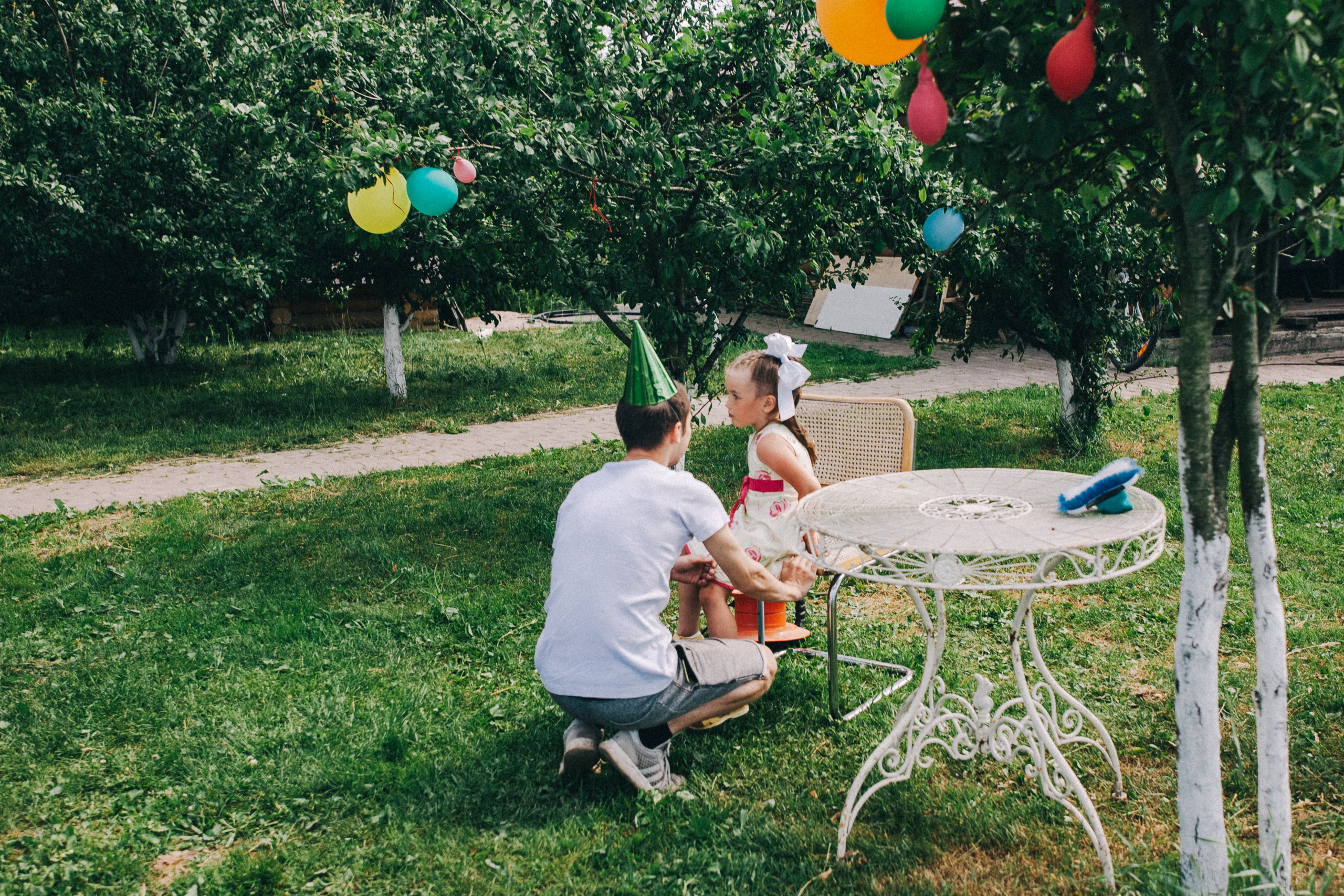 Есении 5 лет. ДР на даче. Семейный фотограф, фотограф родов, репортажей фотограф в Санкт-Петербу