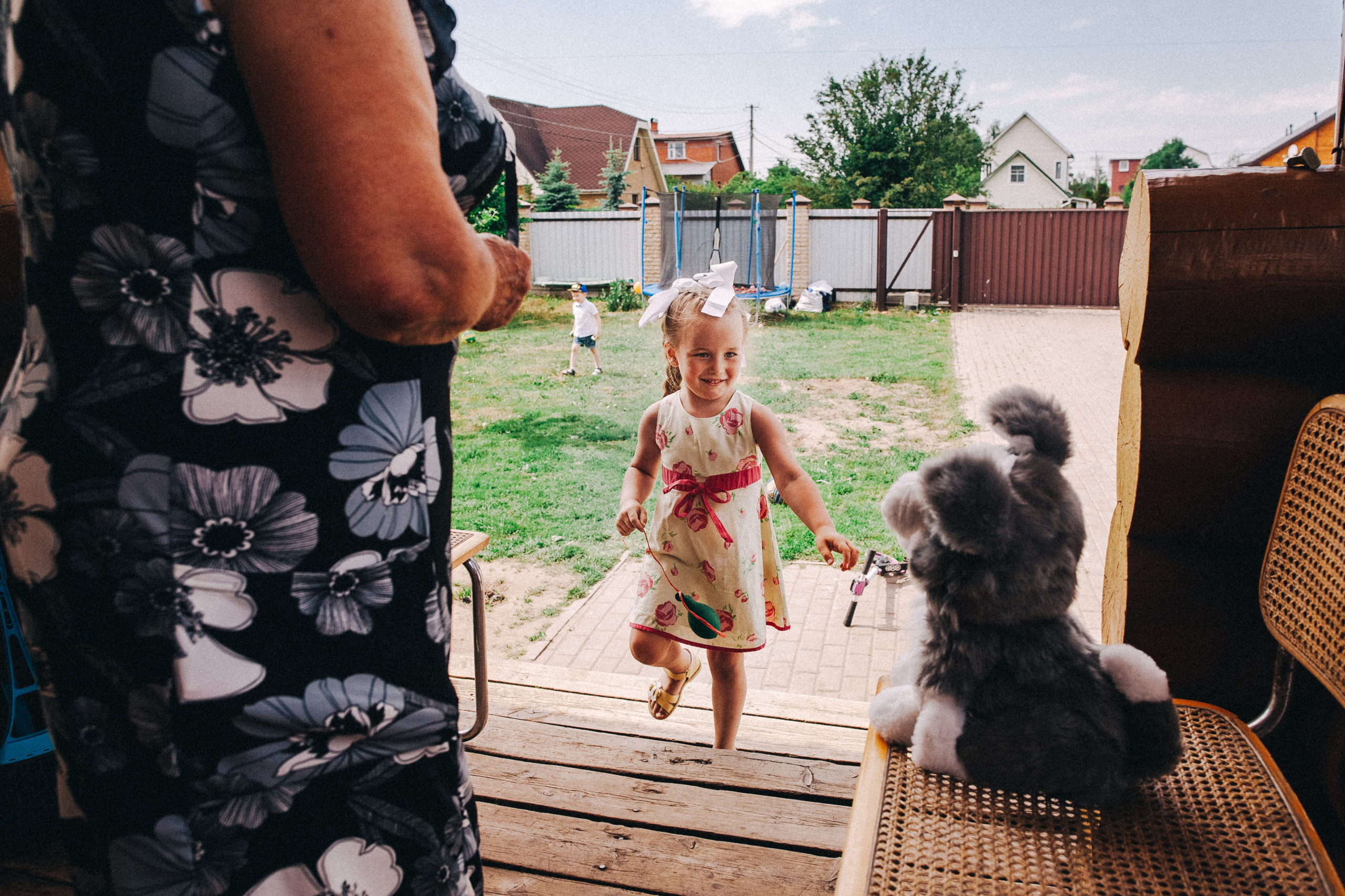 Есении 5 лет. ДР на даче. Семейный фотограф, фотограф родов, репортажей фотограф в Санкт-Петербу