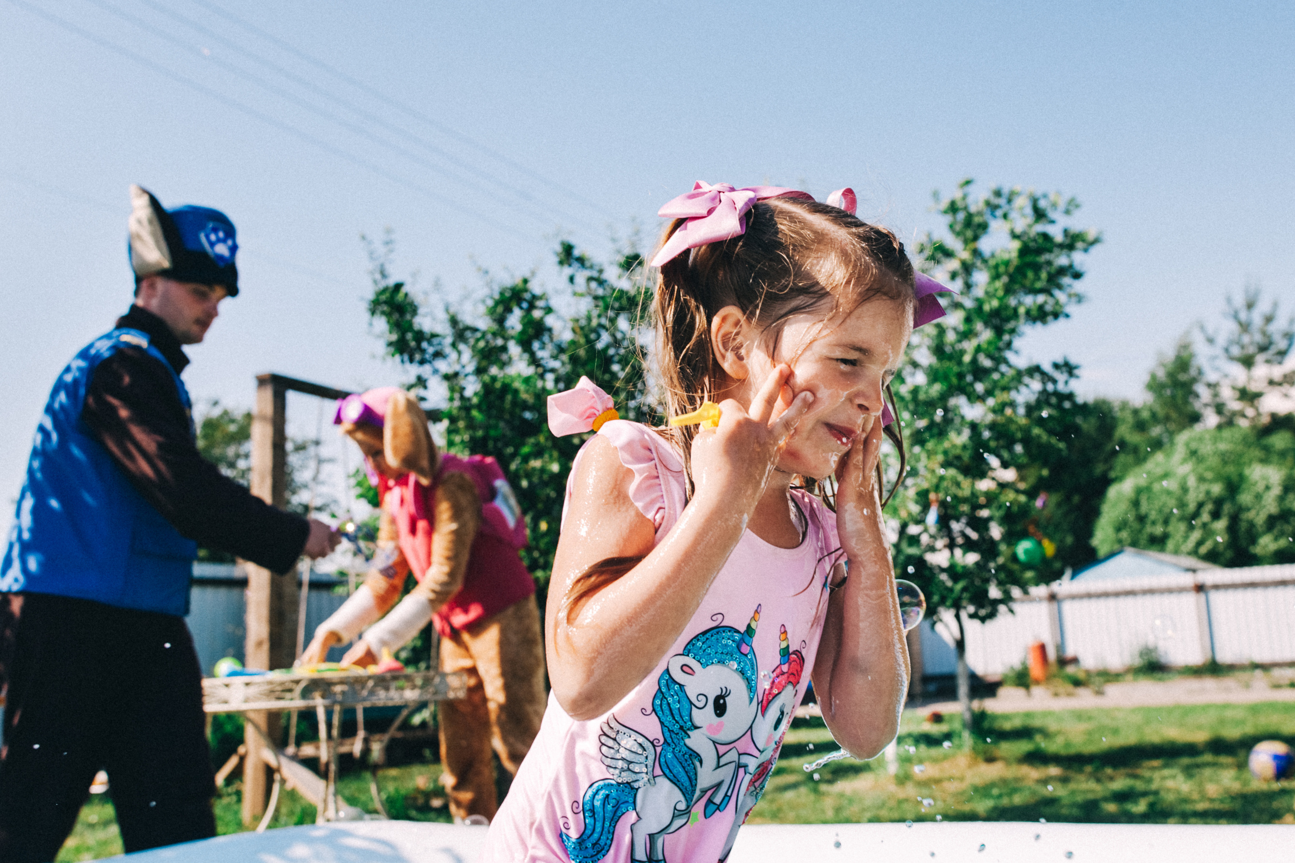 Есении 5 лет. ДР на даче. Семейный фотограф, фотограф родов, репортажей фотограф в Санкт-Петербу