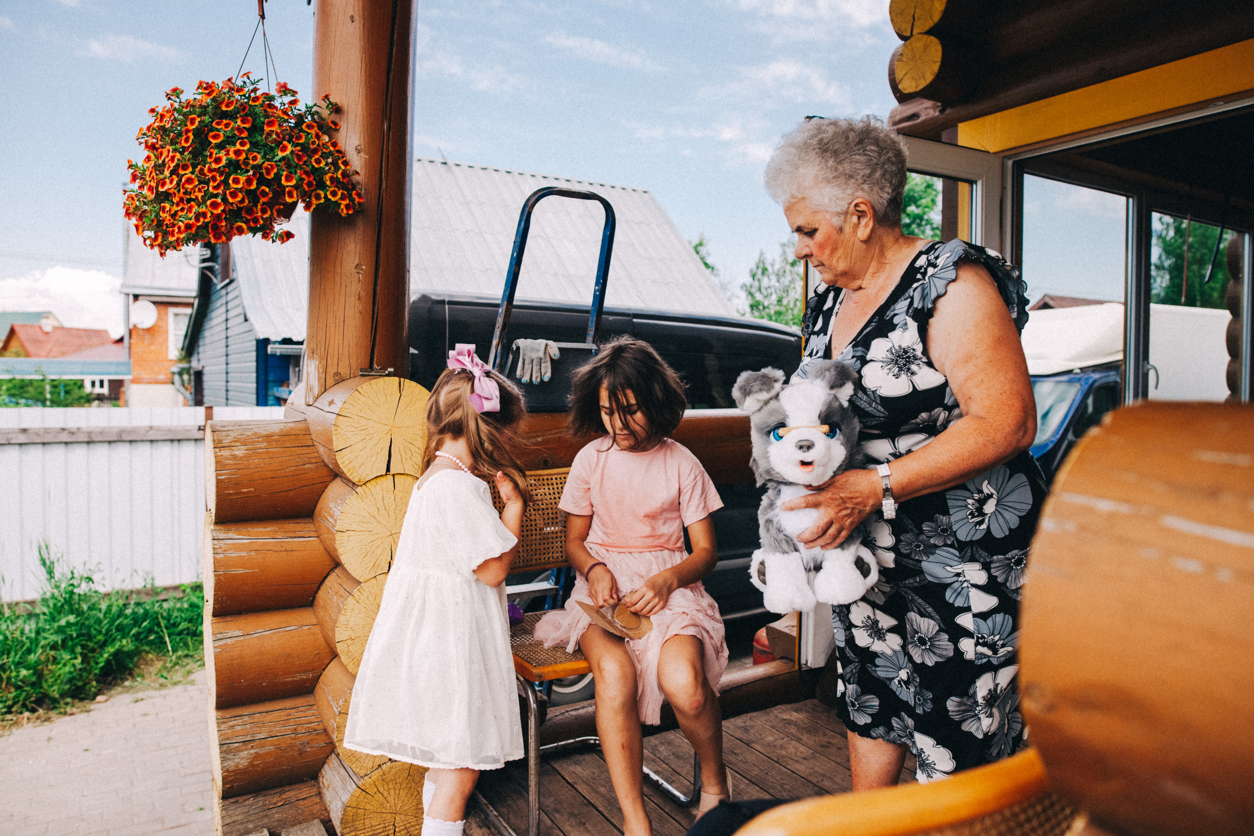Есении 5 лет. ДР на даче. Семейный фотограф, фотограф родов, репортажей фотограф в Санкт-Петербу
