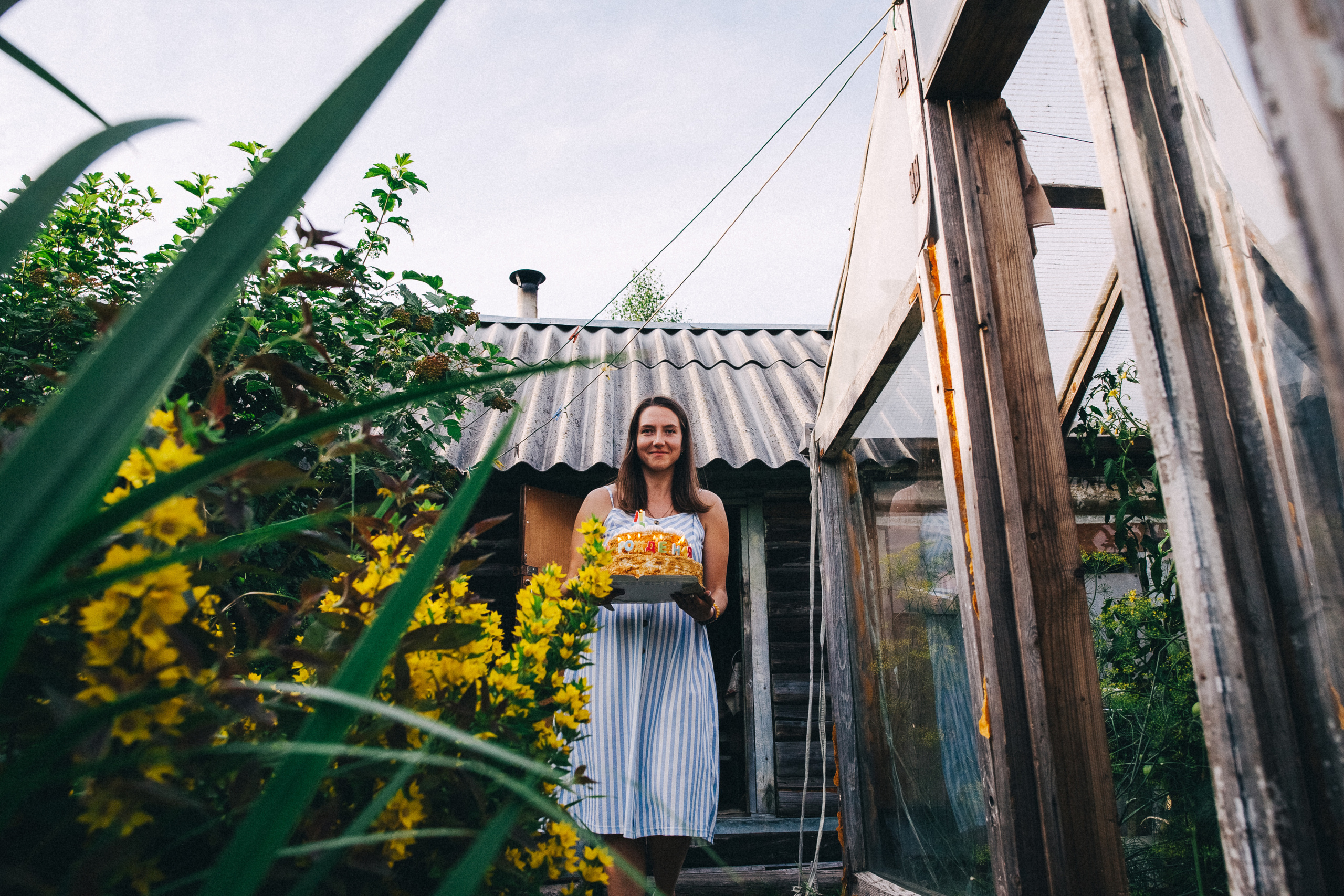 Ульяше 5 лет. Дачный деньрожденский день. Семейный фотограф, фотограф родов, репортажей фотограф в Санкт-Петербу