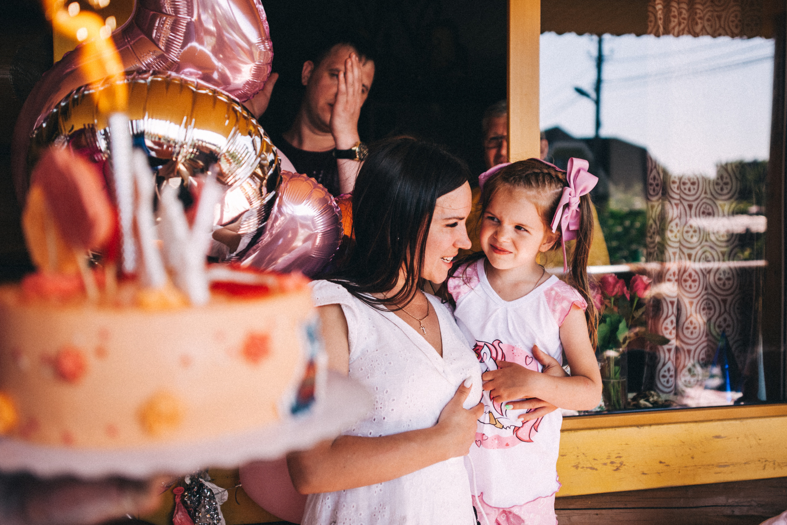 Есении 5 лет. ДР на даче. Семейный фотограф, фотограф родов, репортажей фотограф в Санкт-Петербу